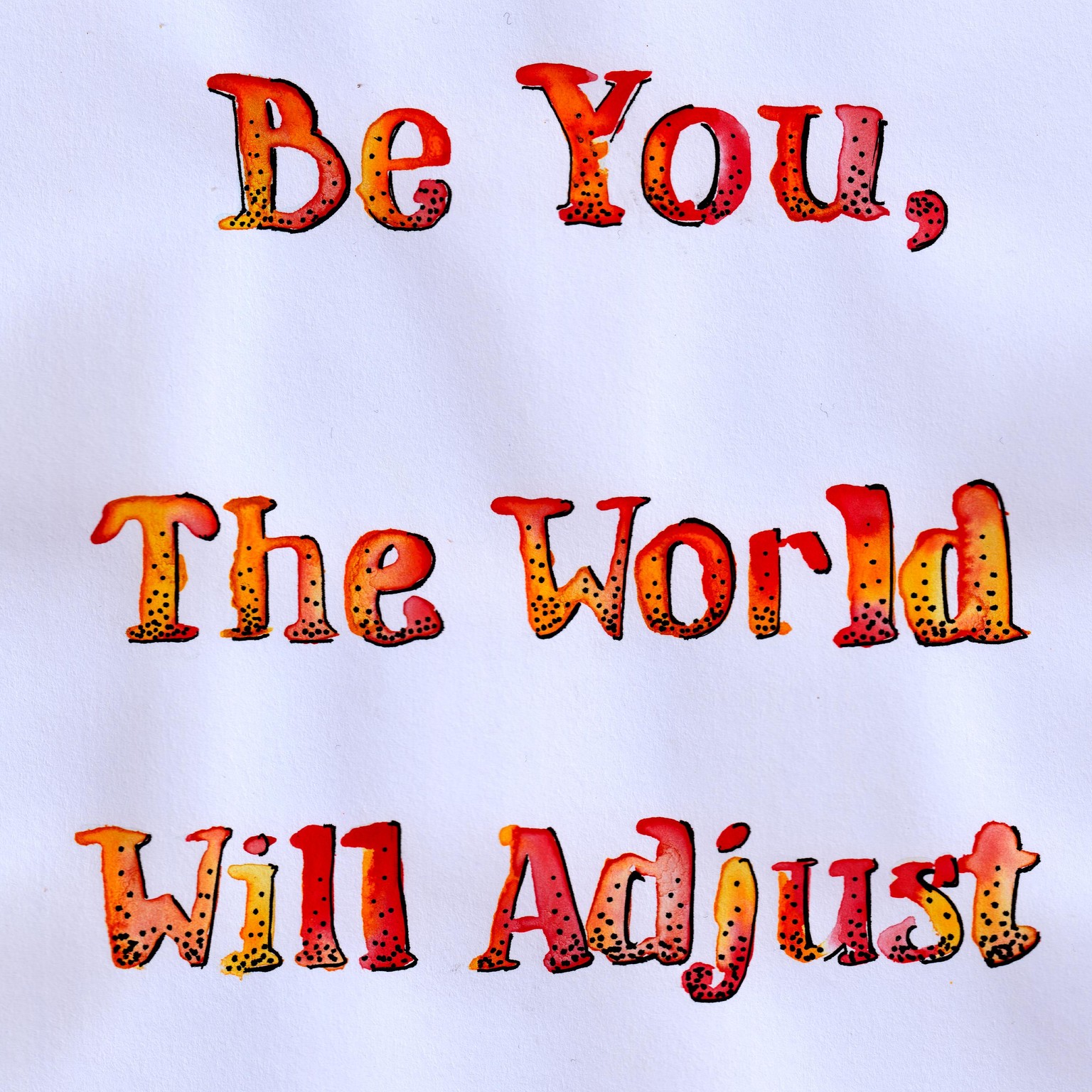 Water Lettering - Wet On Wet Watercolor Posters For Your Wall - image 2 - student project