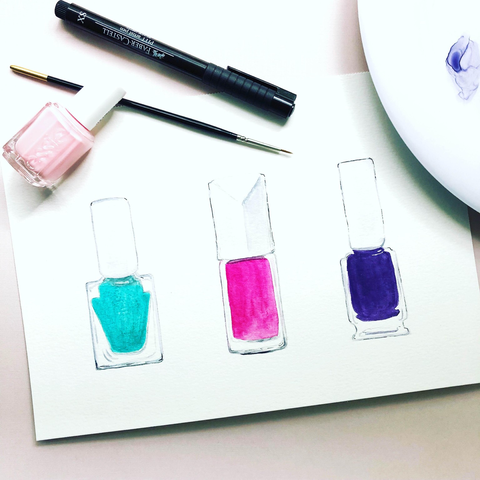 Beauty Watercolor - image 1 - student project