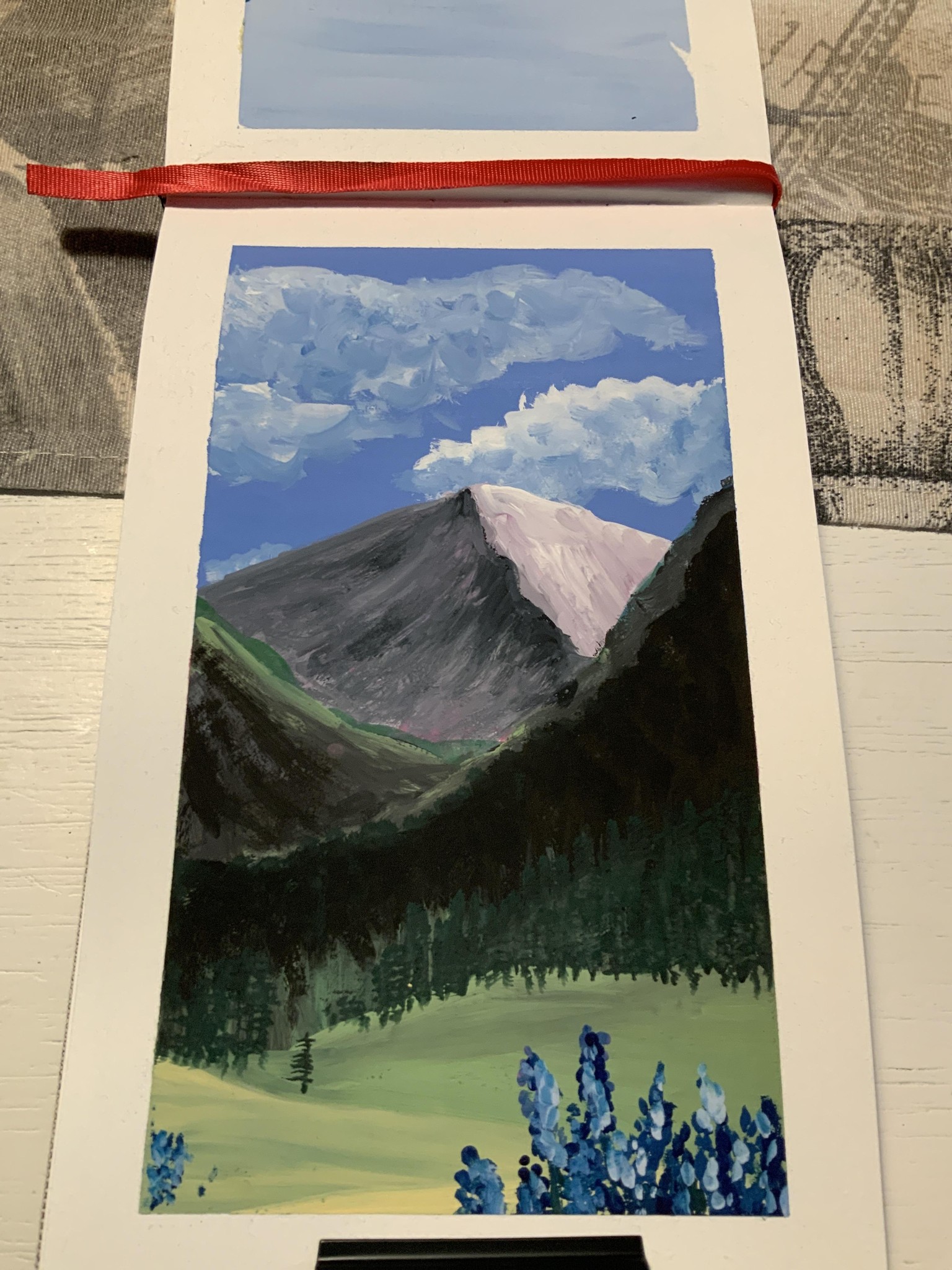 Gouache Painting Landscape - image 3 - student project
