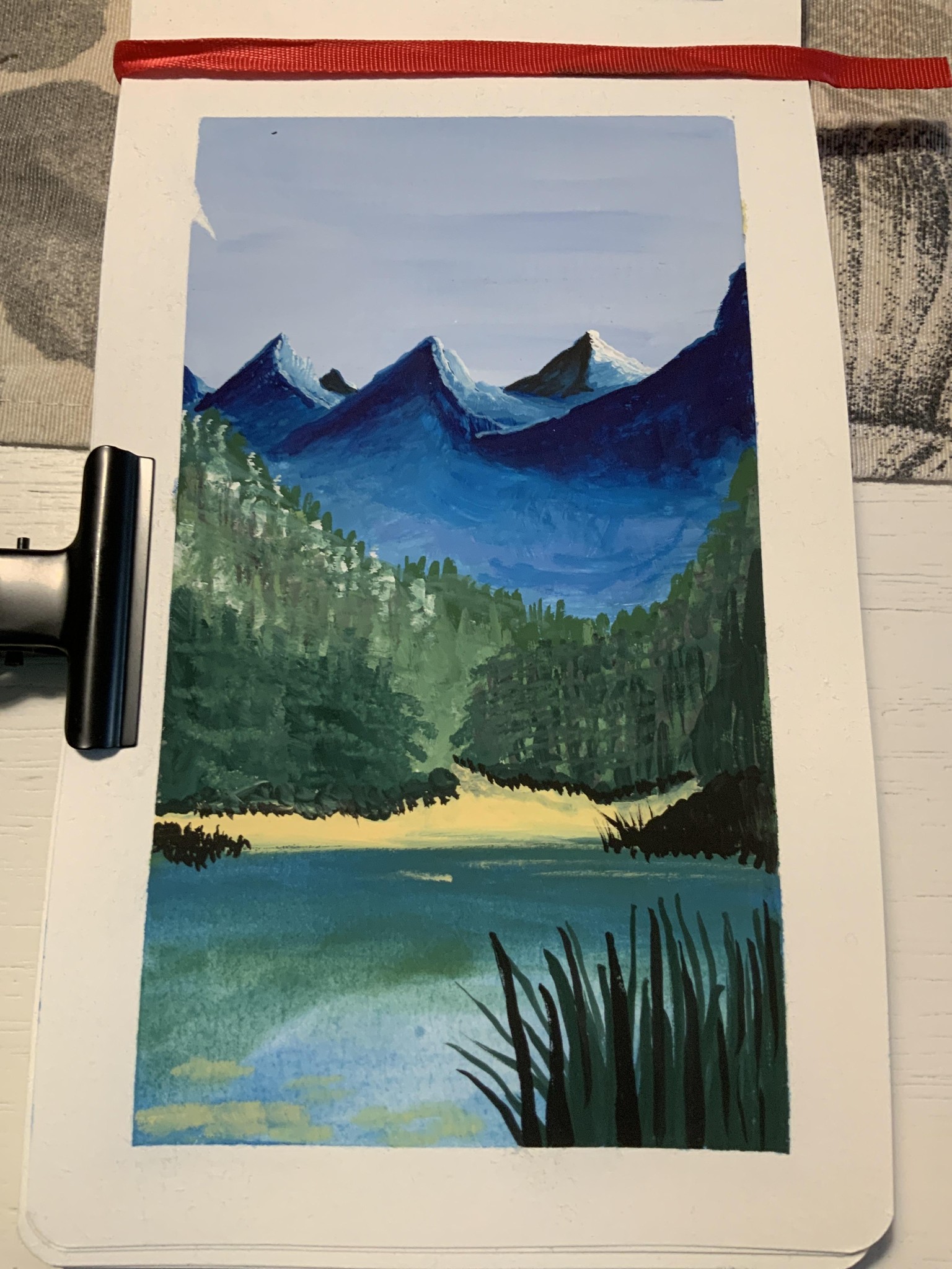 Gouache Painting Landscape - image 1 - student project