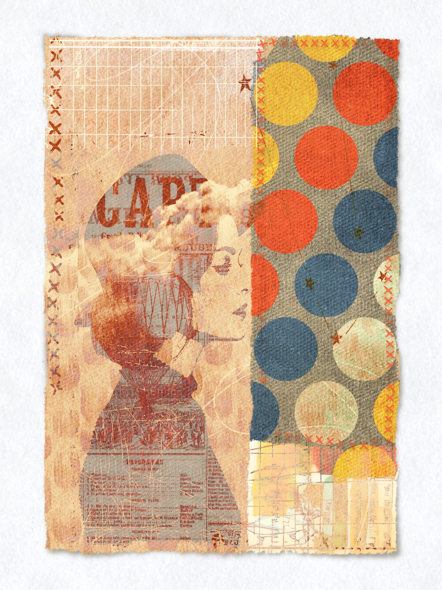 5-Day Collage Sketchbook Challenge - image 1 - student project