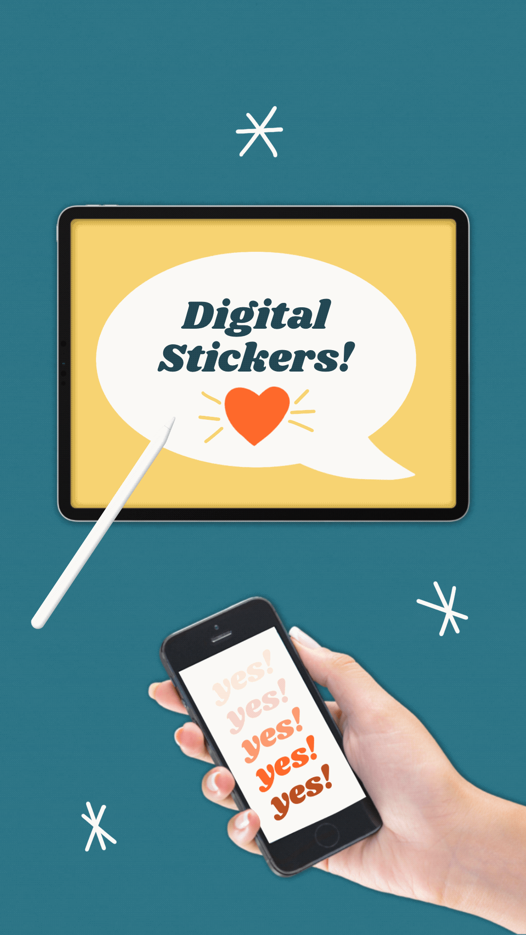 Fun digital animated stickers in Procreate - image 1 - student project