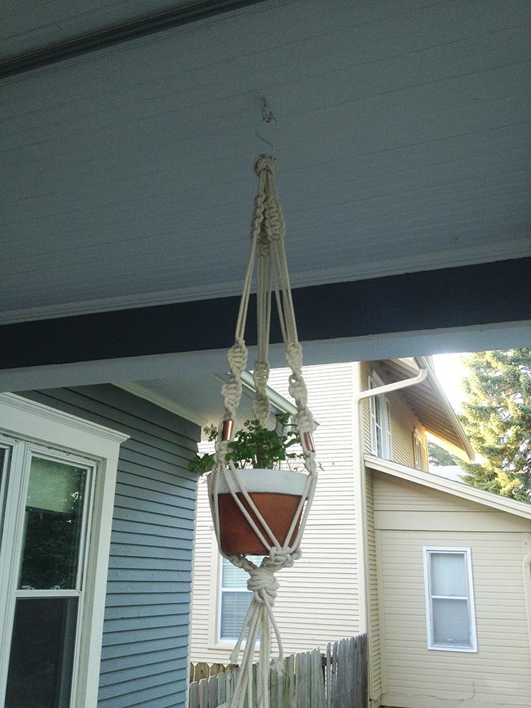 DIY Macrame Plant Hanger - image 2 - student project