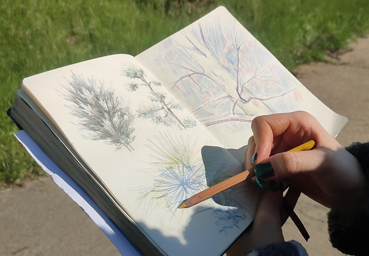 My favorite pages from sketchbook lately - image 1 - student project