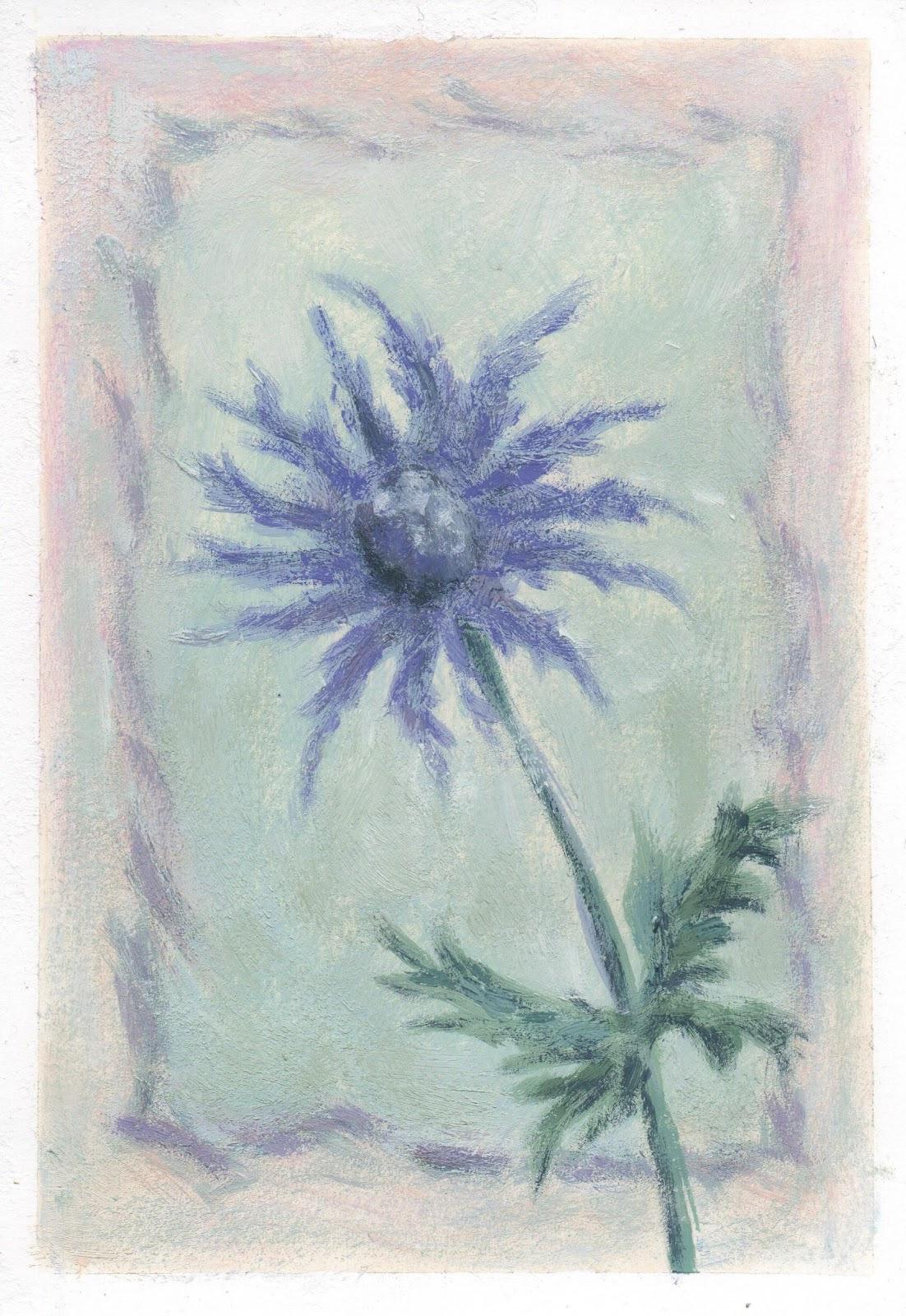 7 Gouache Floral Paintings - image 2 - student project
