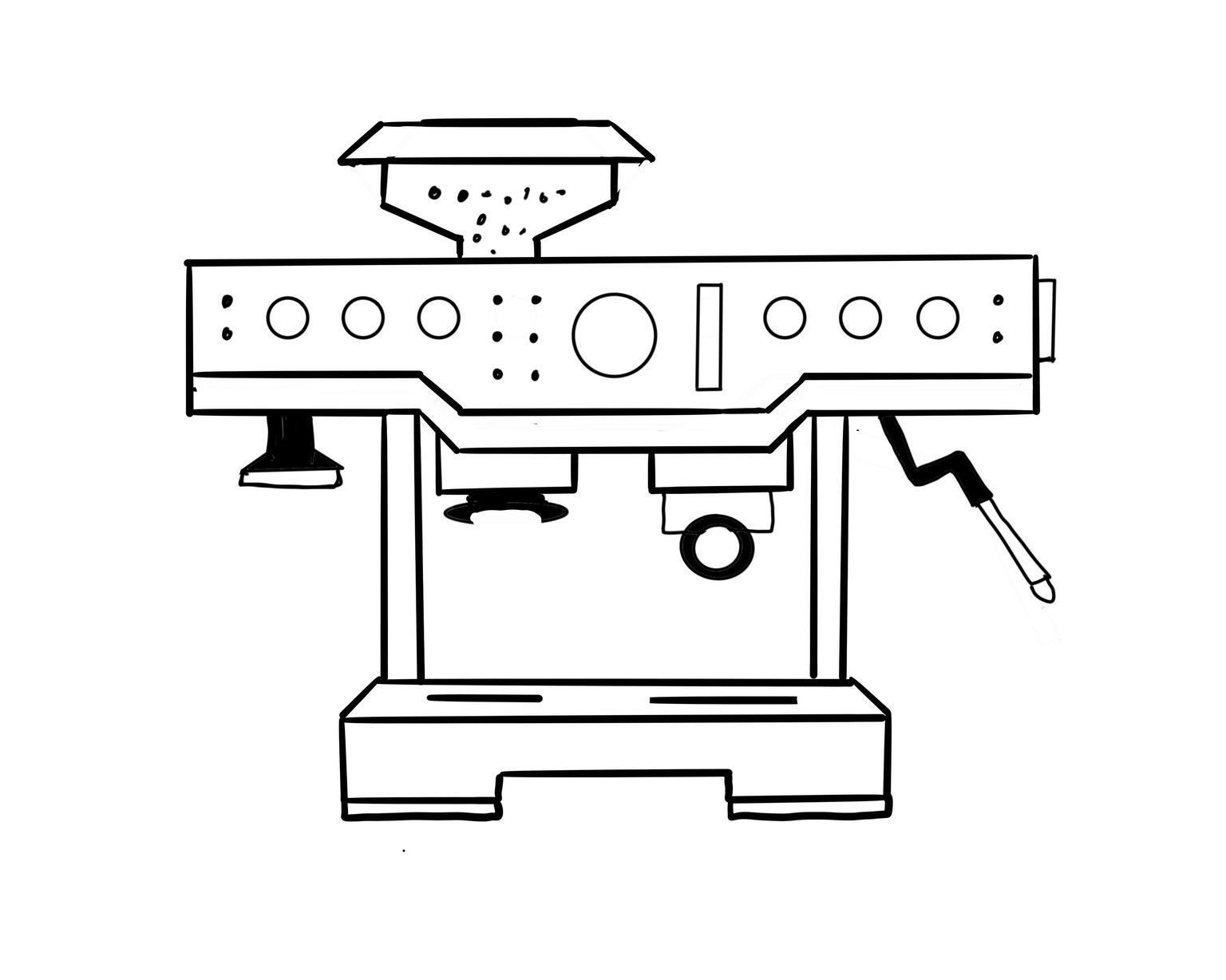 Stylization - Bouldering & espresso machine - image 6 - student project