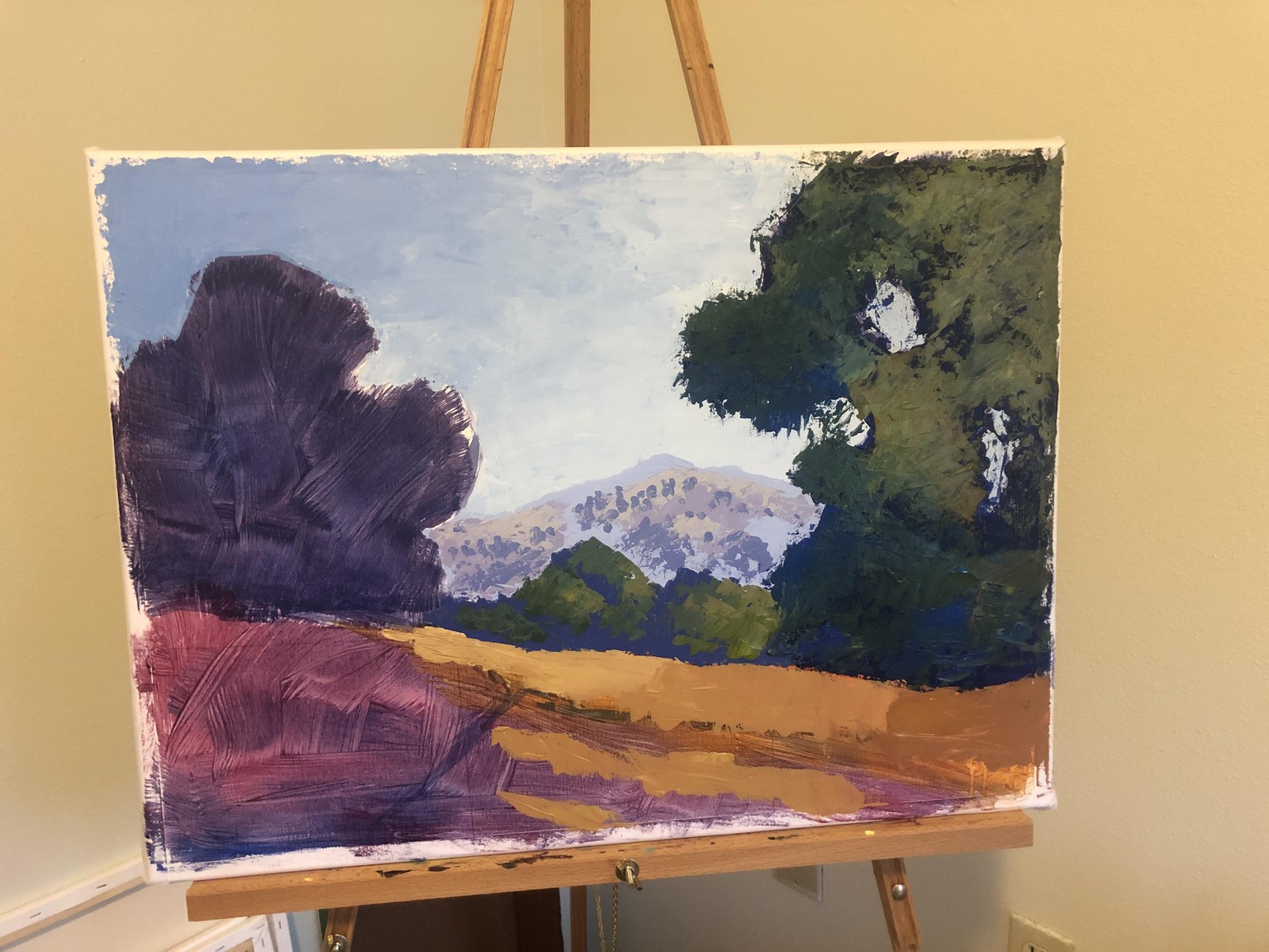 Bushwalk Painting and Color Mixing - image 6 - student project