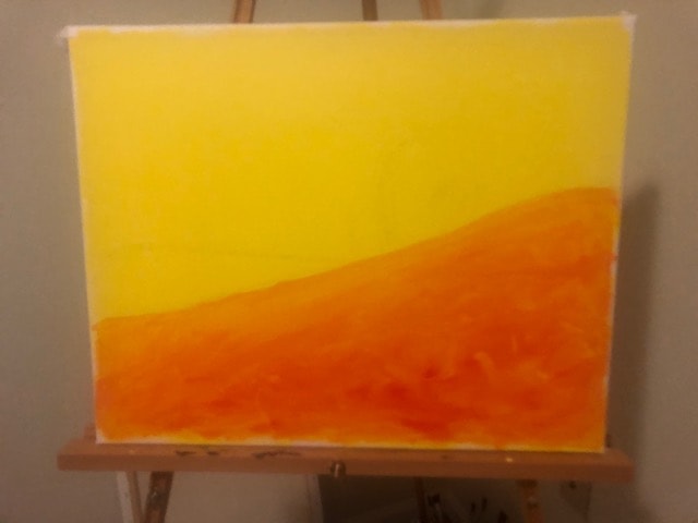 Landscape Using Knife - image 2 - student project