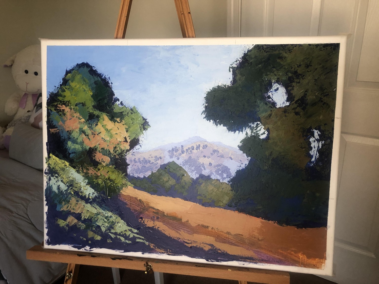 Bushwalk Painting and Color Mixing - image 9 - student project
