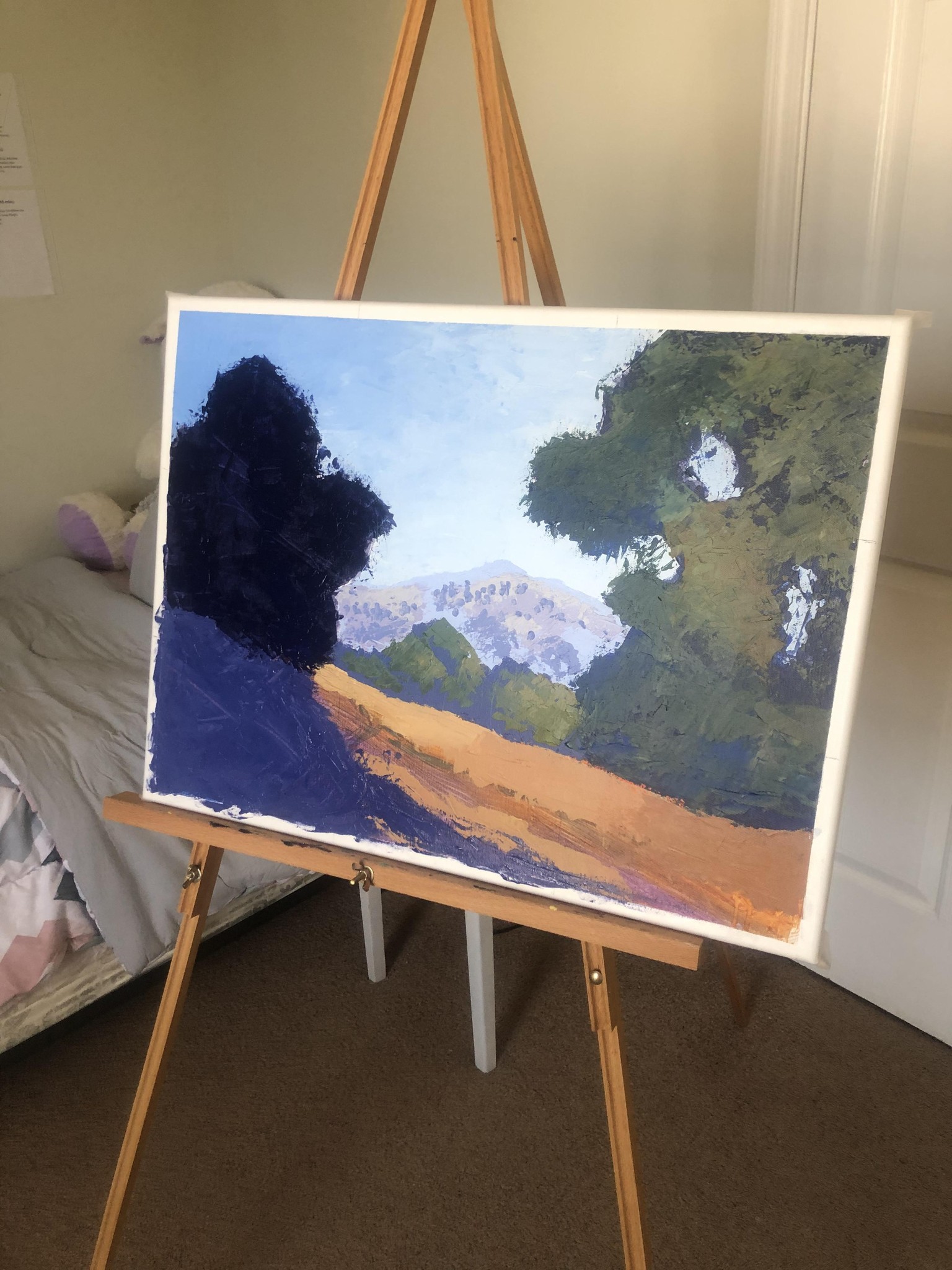 Bushwalk Painting and Color Mixing - image 7 - student project