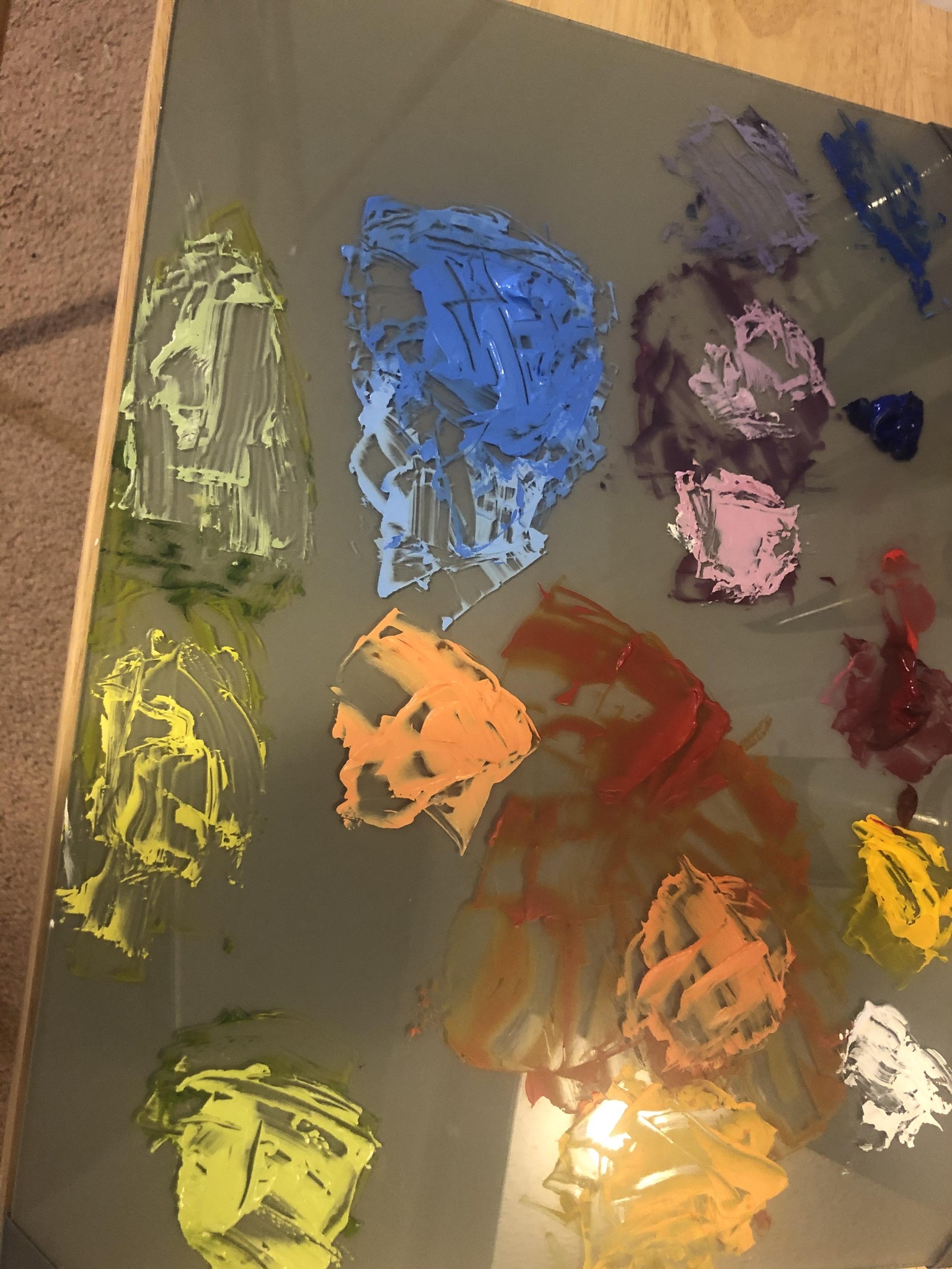 Bushwalk Painting and Color Mixing - image 13 - student project
