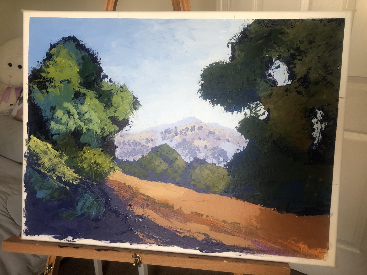 Bushwalk Painting and Color Mixing - image 8 - student project