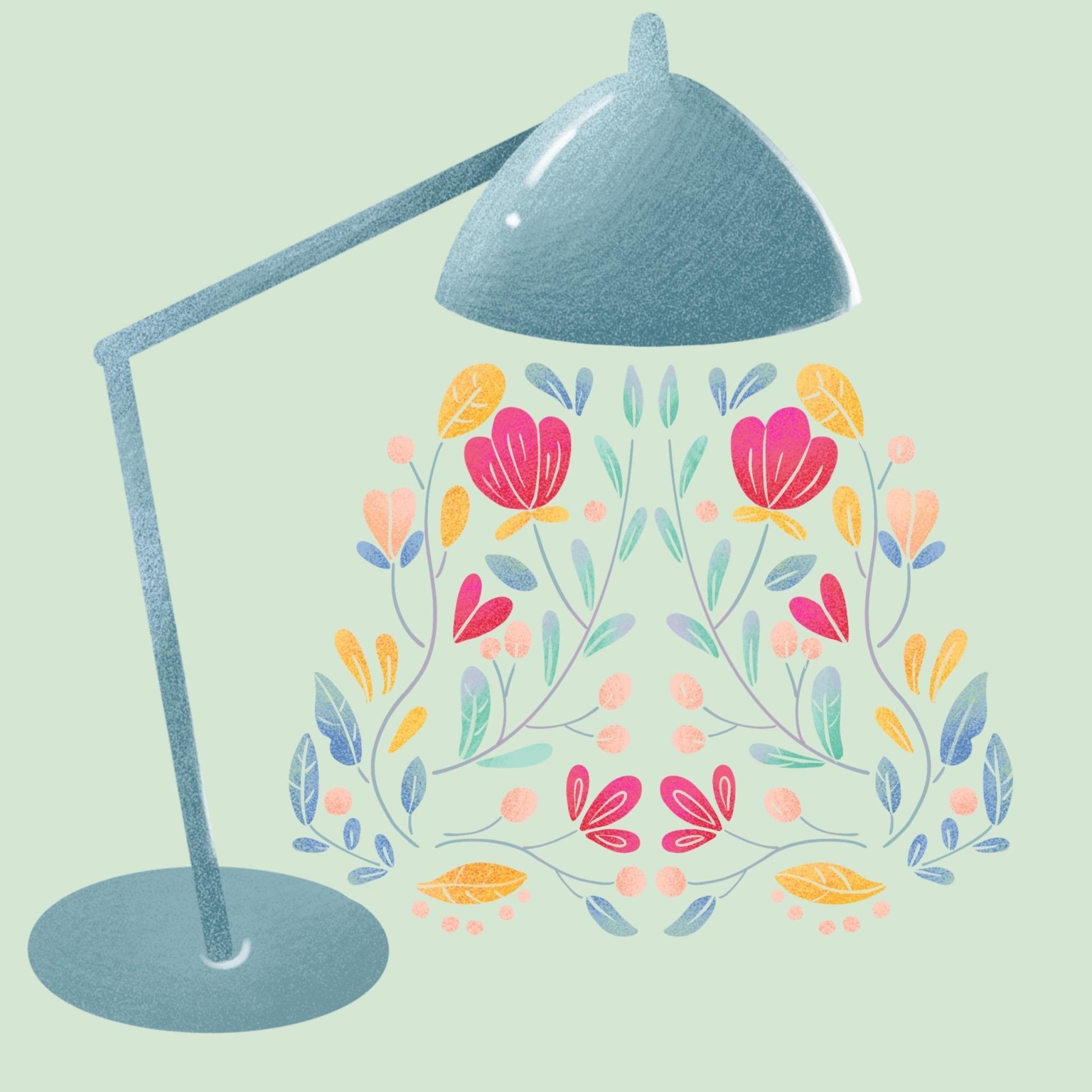 floral illustration - image 1 - student project