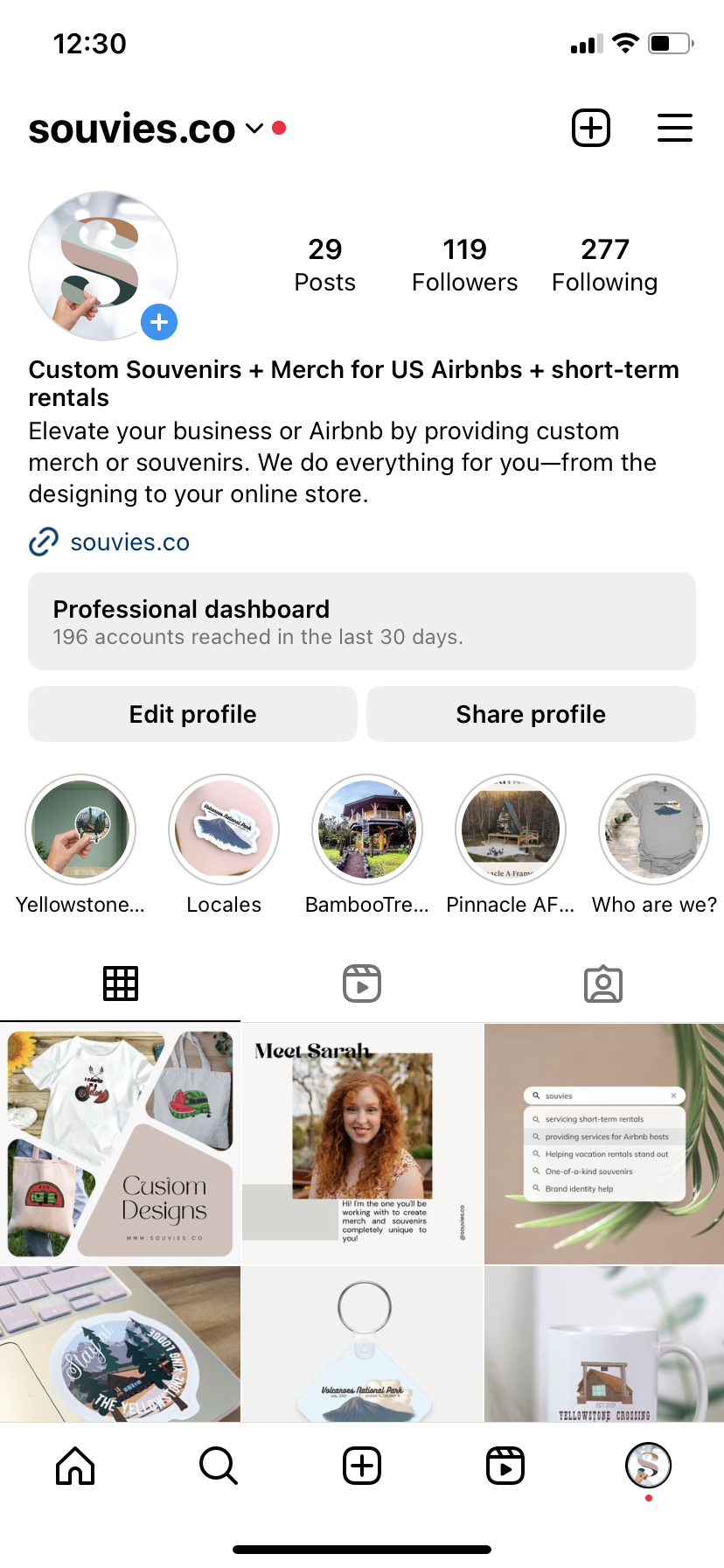 Instagram Profile Before and After - image 2 - student project