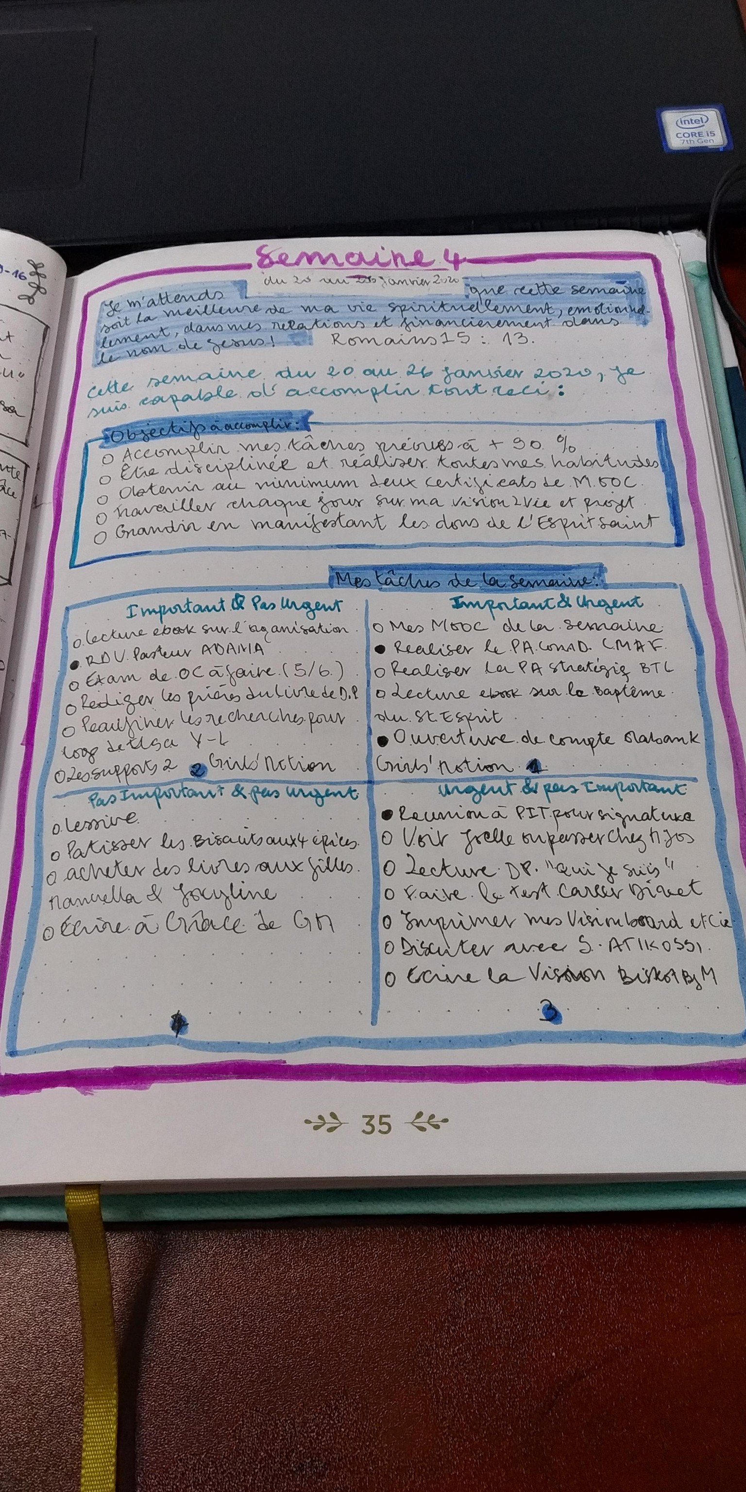 My bullet journal spreads - image 1 - student project