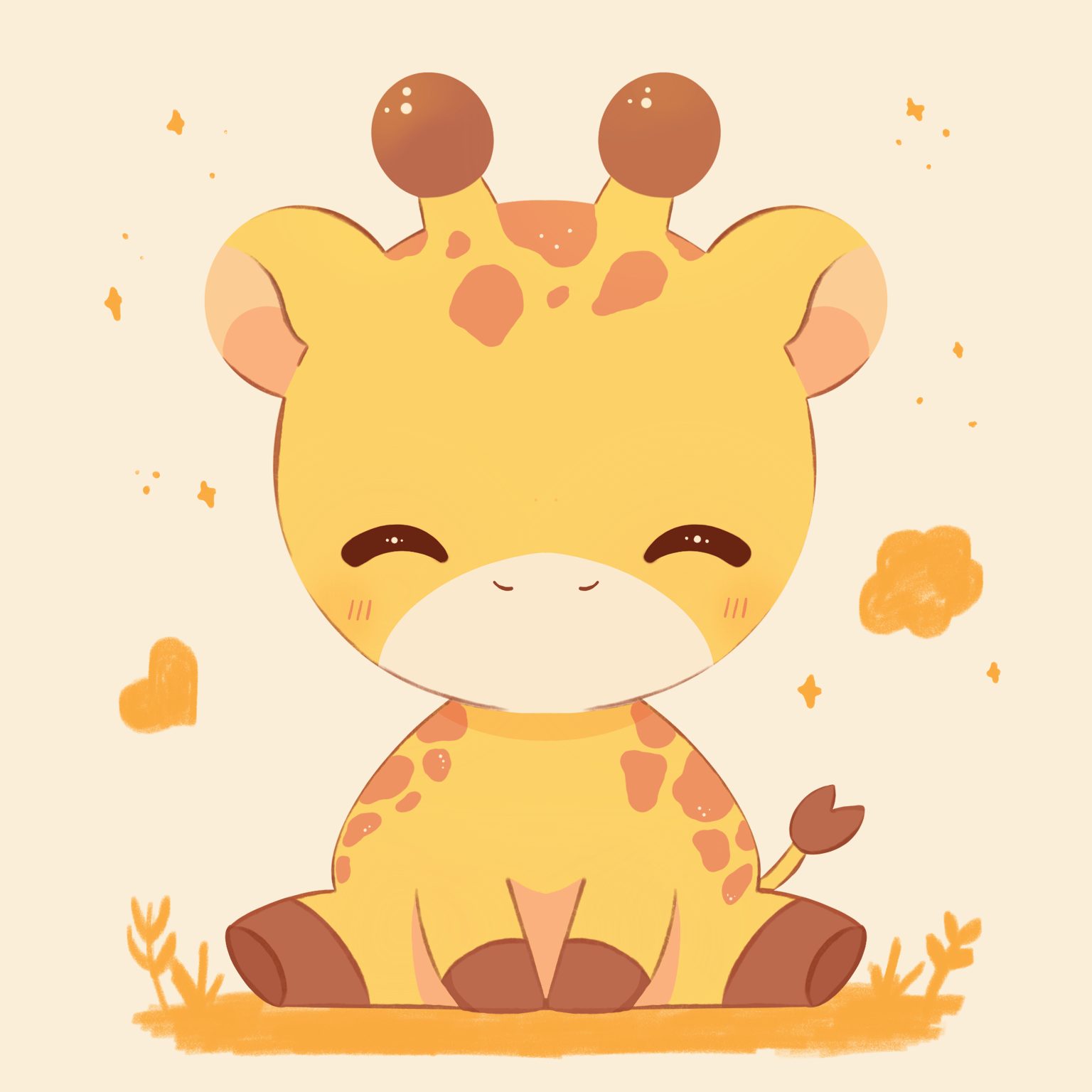 Cute Giraffe - image 1 - student project