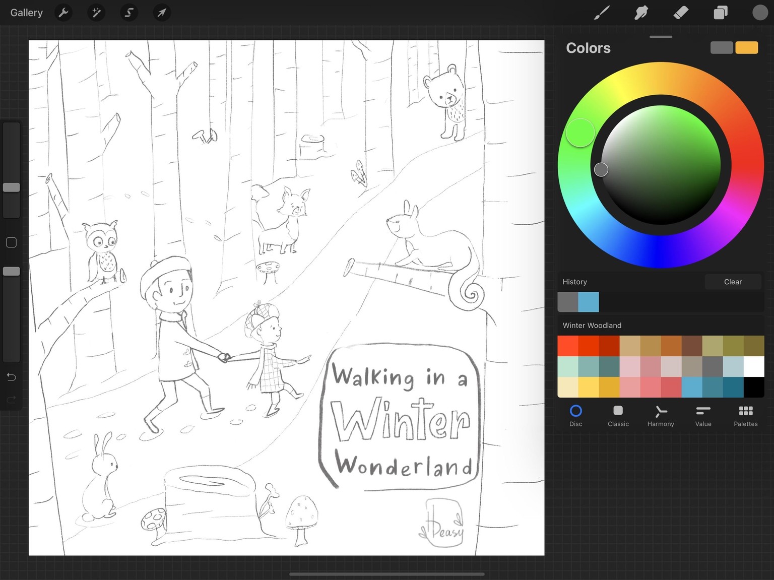 Winter Landscape Sketches - image 3 - student project