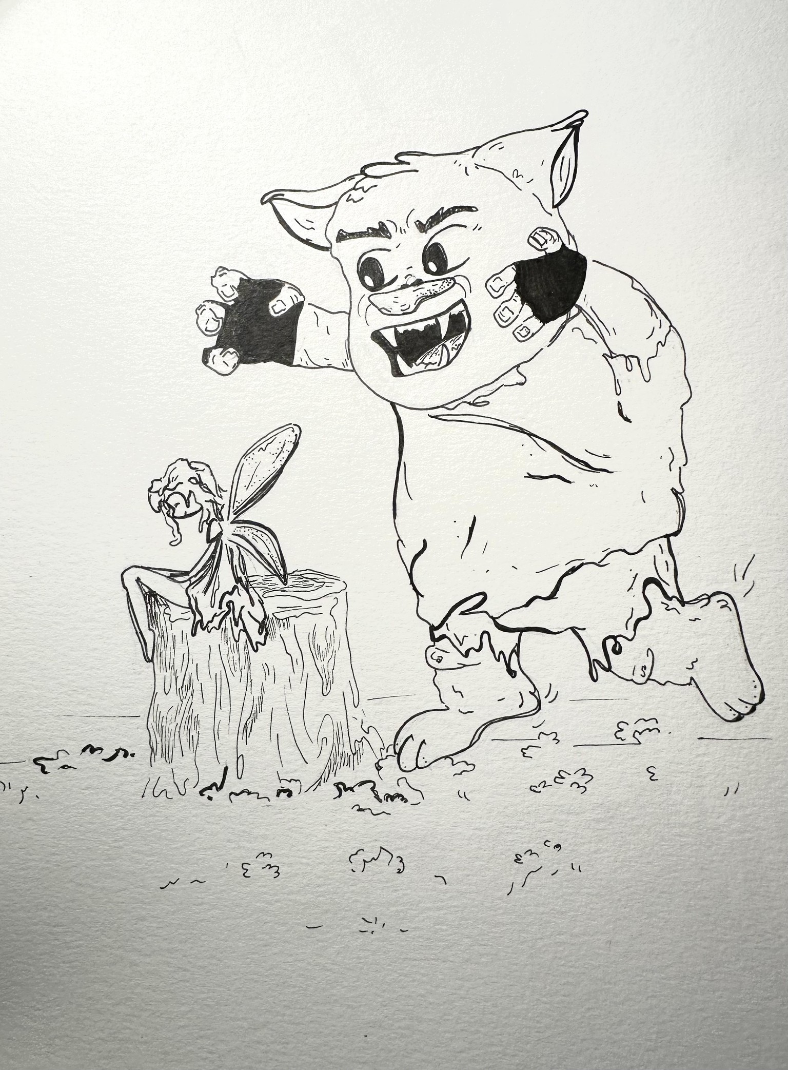 Ogre and the Fairy - image 1 - student project