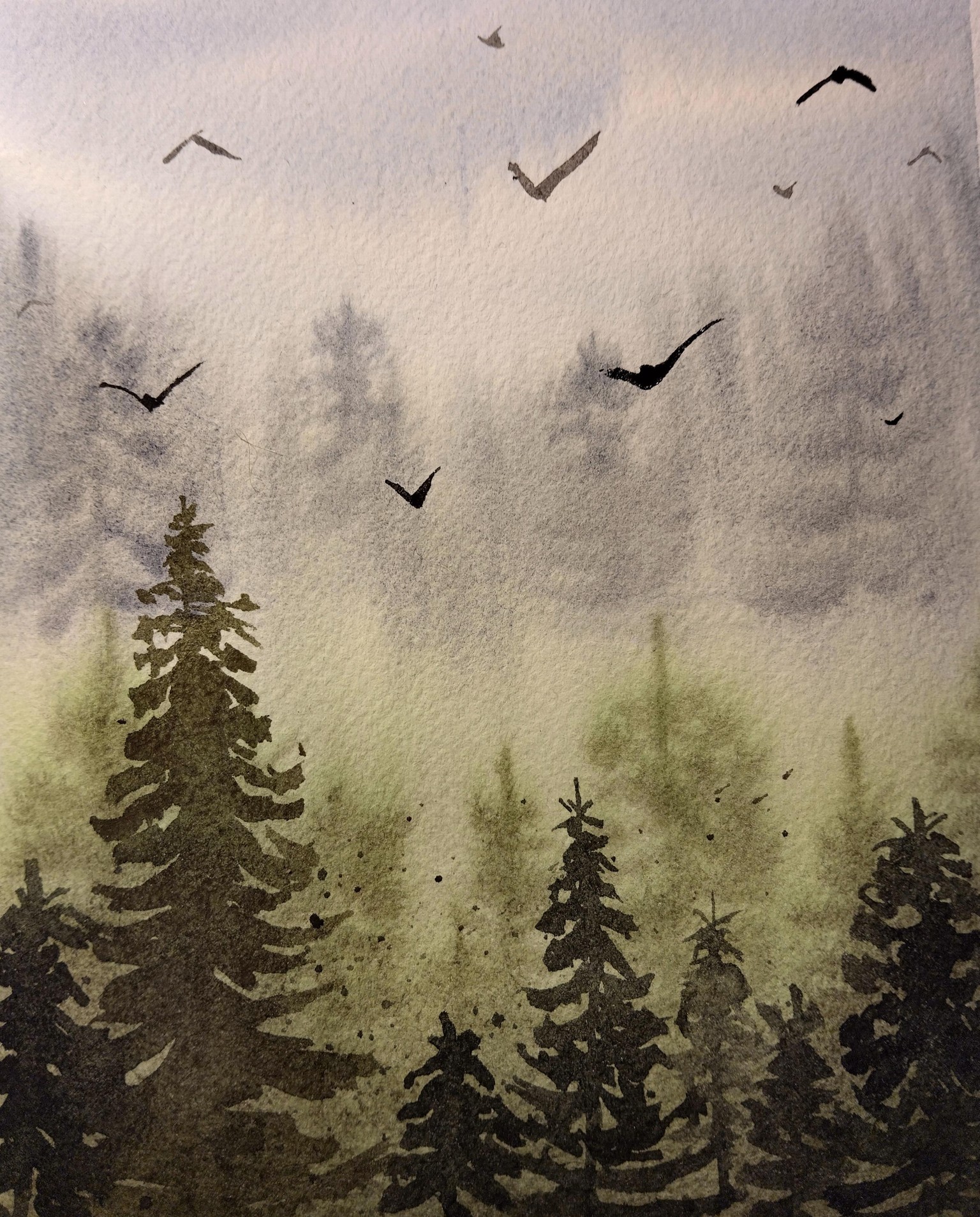 Misty Pines Landscape - image 1 - student project