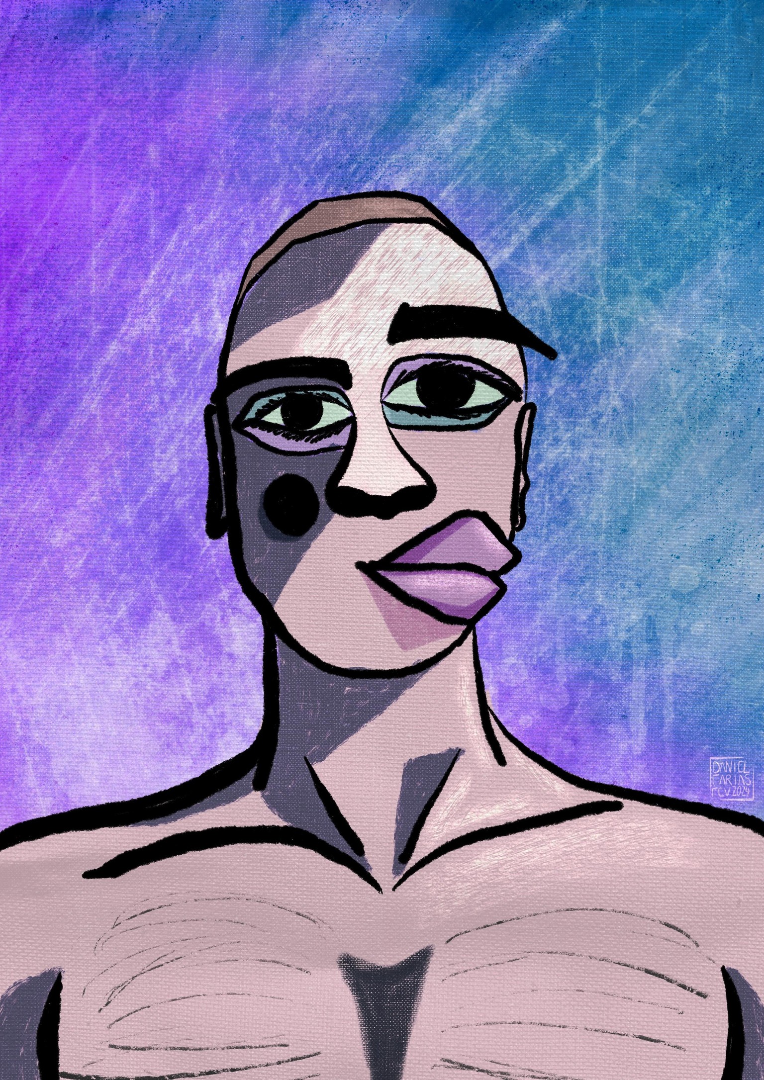Self-Portrait (Picasso Inspired) - image 1 - student project