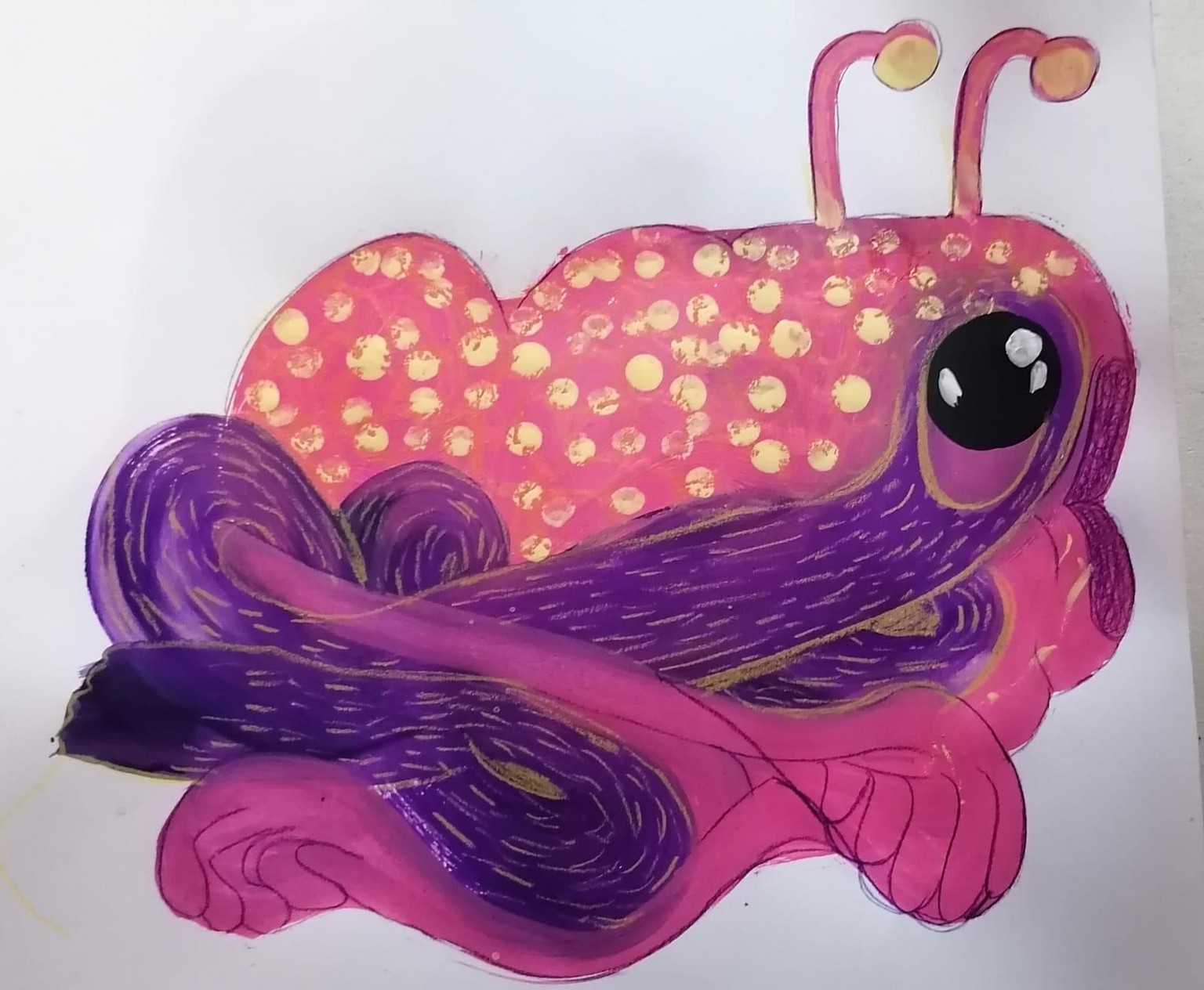 Colorful Creatures in Gouache & Mixed Media - image 1 - student project