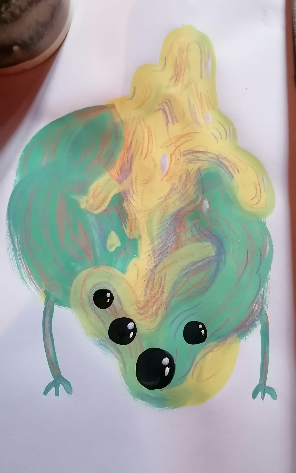Colorful Creatures in Gouache & Mixed Media - image 2 - student project