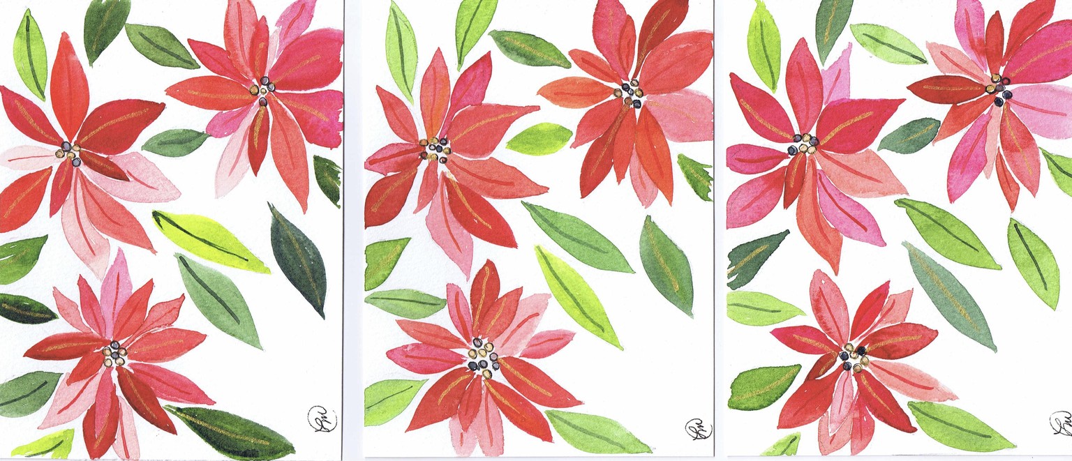 Quick, Fun & Funky Poinsettia - image 2 - student project