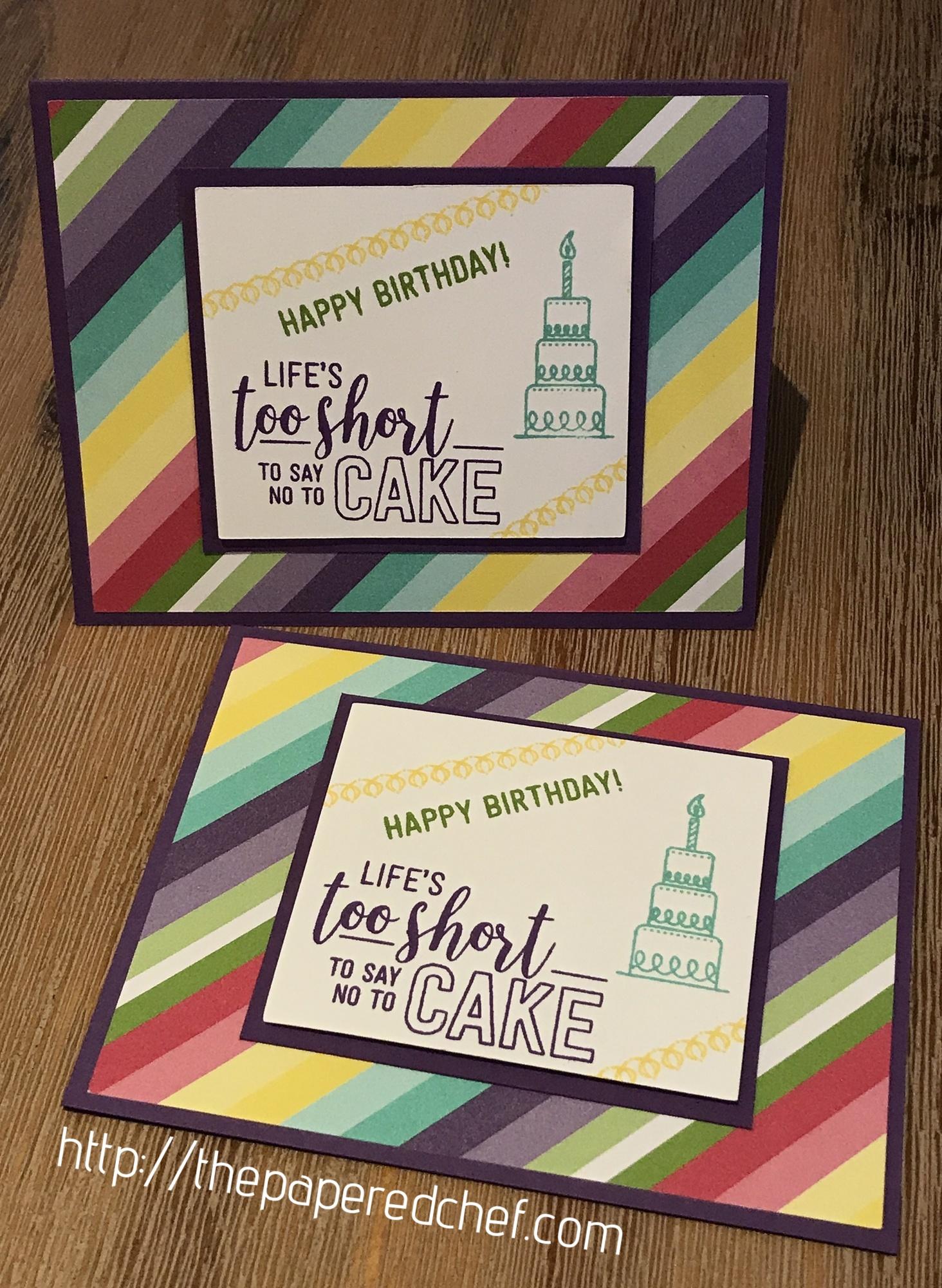 Stamping Basics - Creating Birthday Cards - image 1 - student project