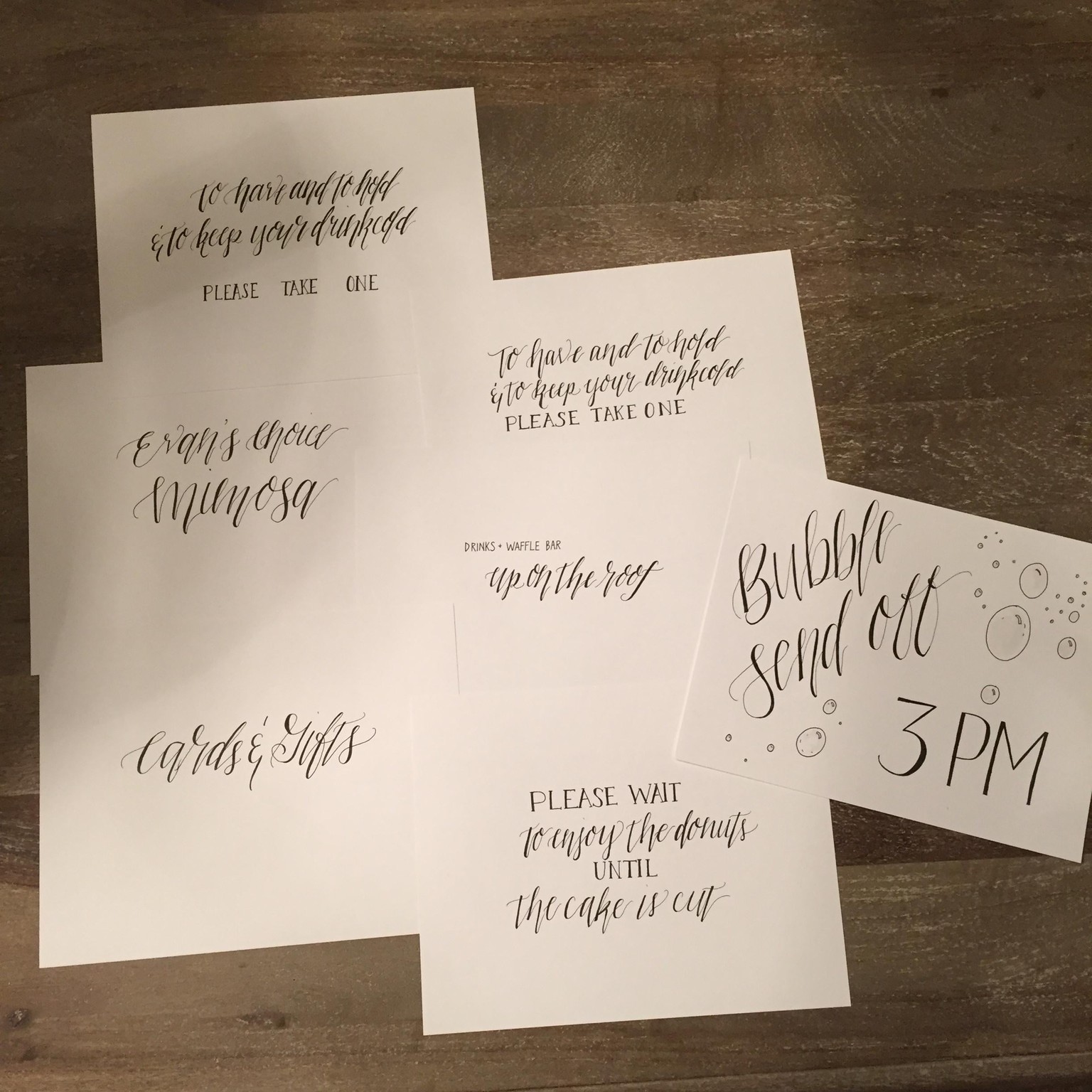 Wedding Signs - image 1 - student project