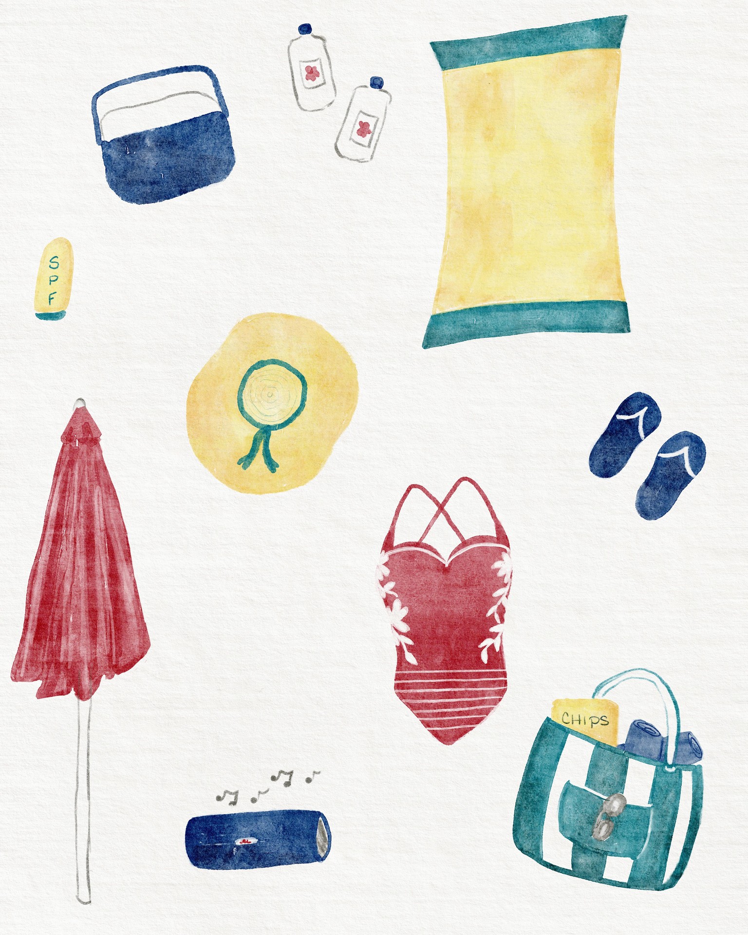 Adventure Flatlay - image 1 - student project
