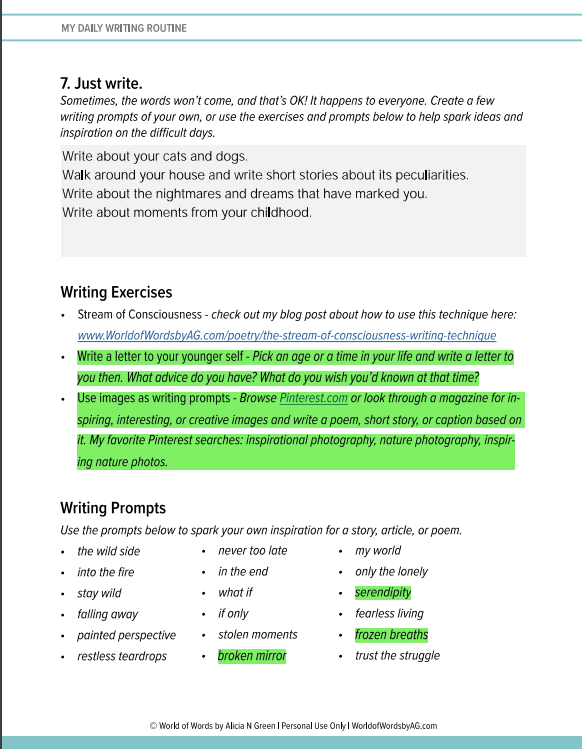 My writing time - image 4 - student project