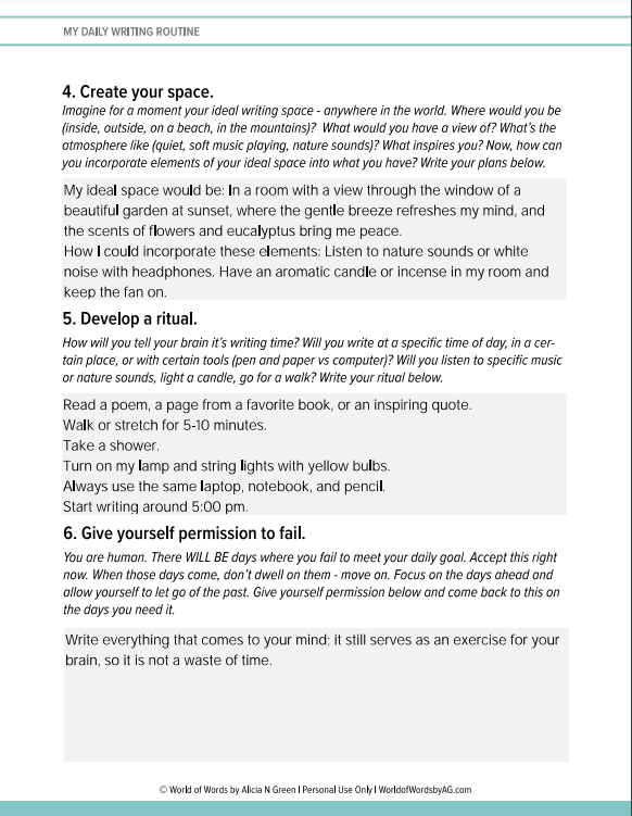 My writing time - image 3 - student project