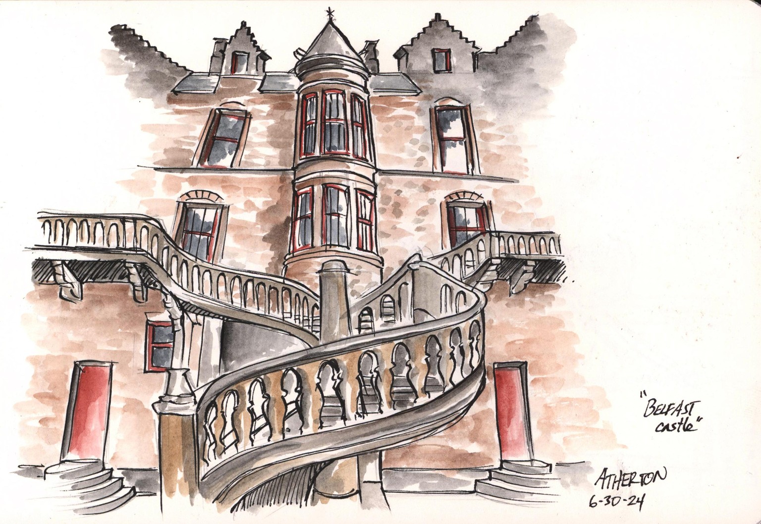 Travel sketches - image 6 - student project