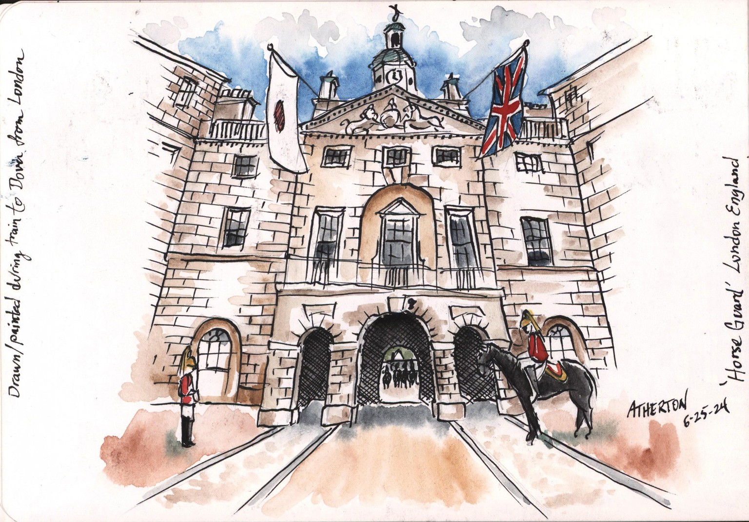 Travel sketches - image 5 - student project