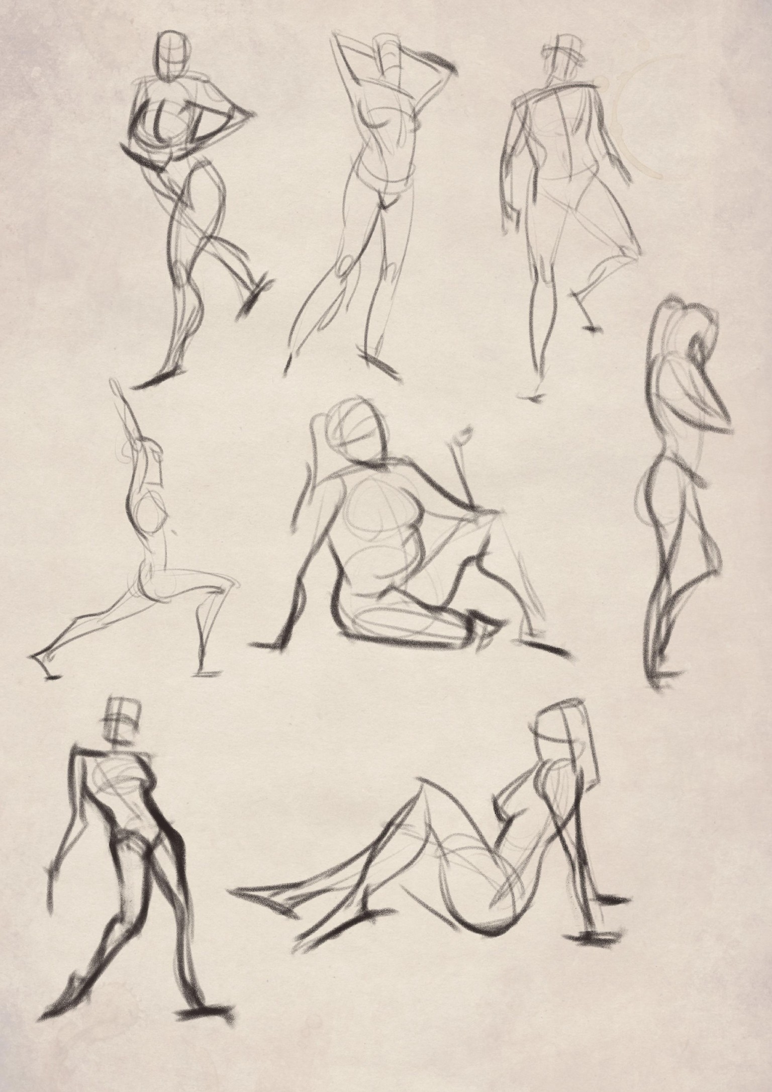 Figure drawings - image 3 - student project