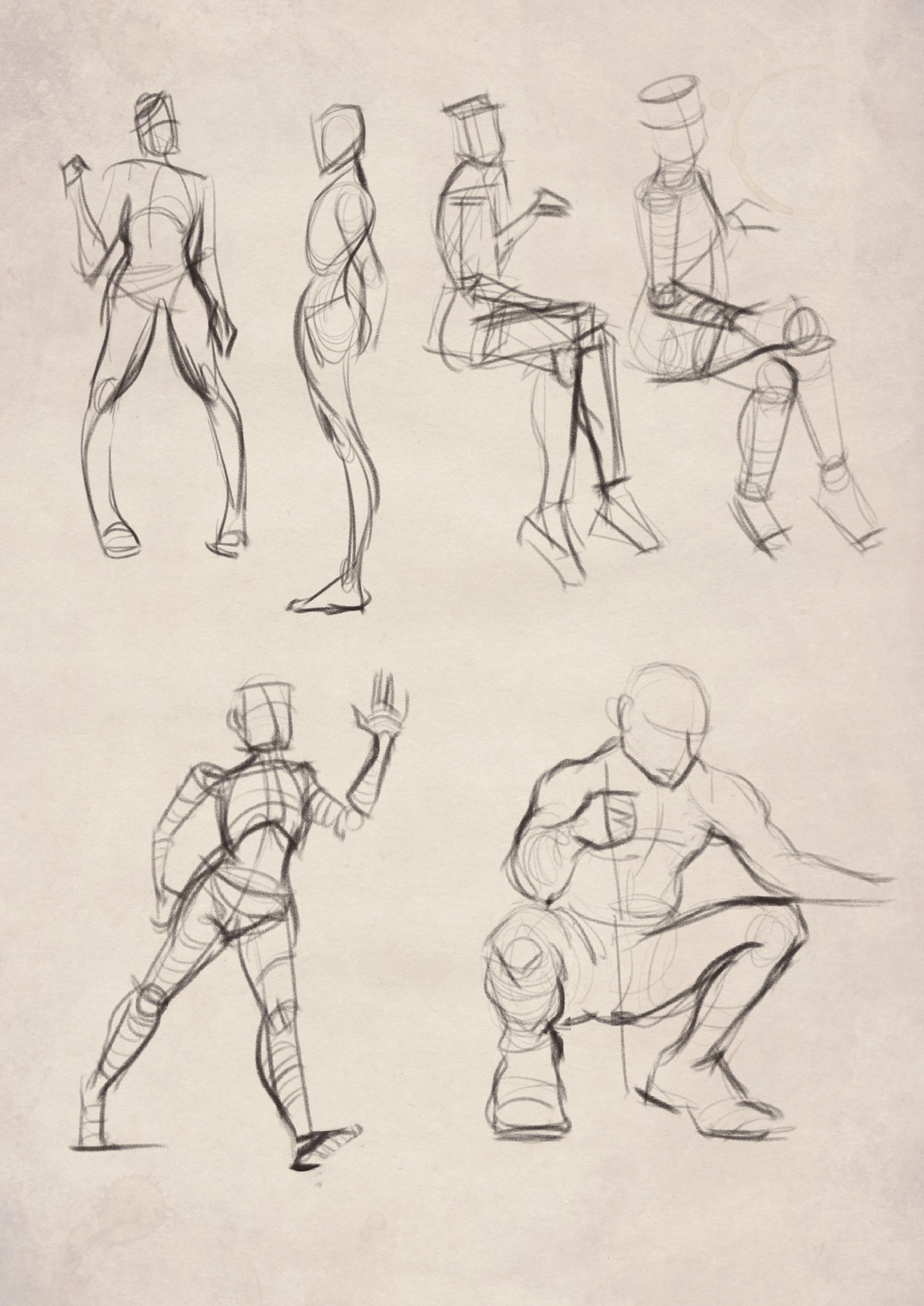 Figure drawings - image 2 - student project