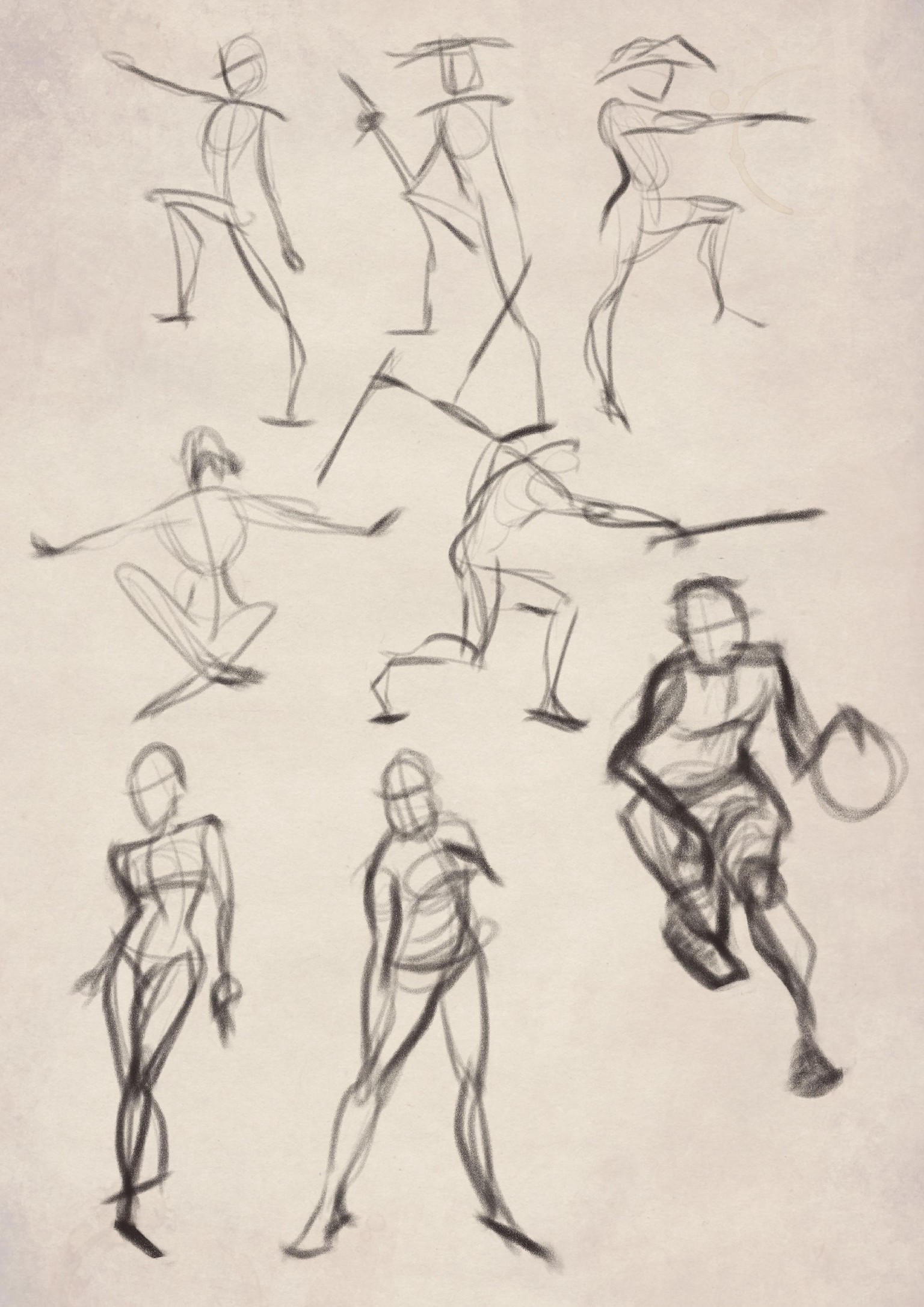 Figure drawings - image 1 - student project