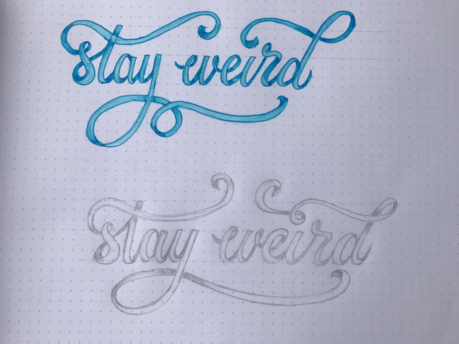 Stay weird - image 1 - student project