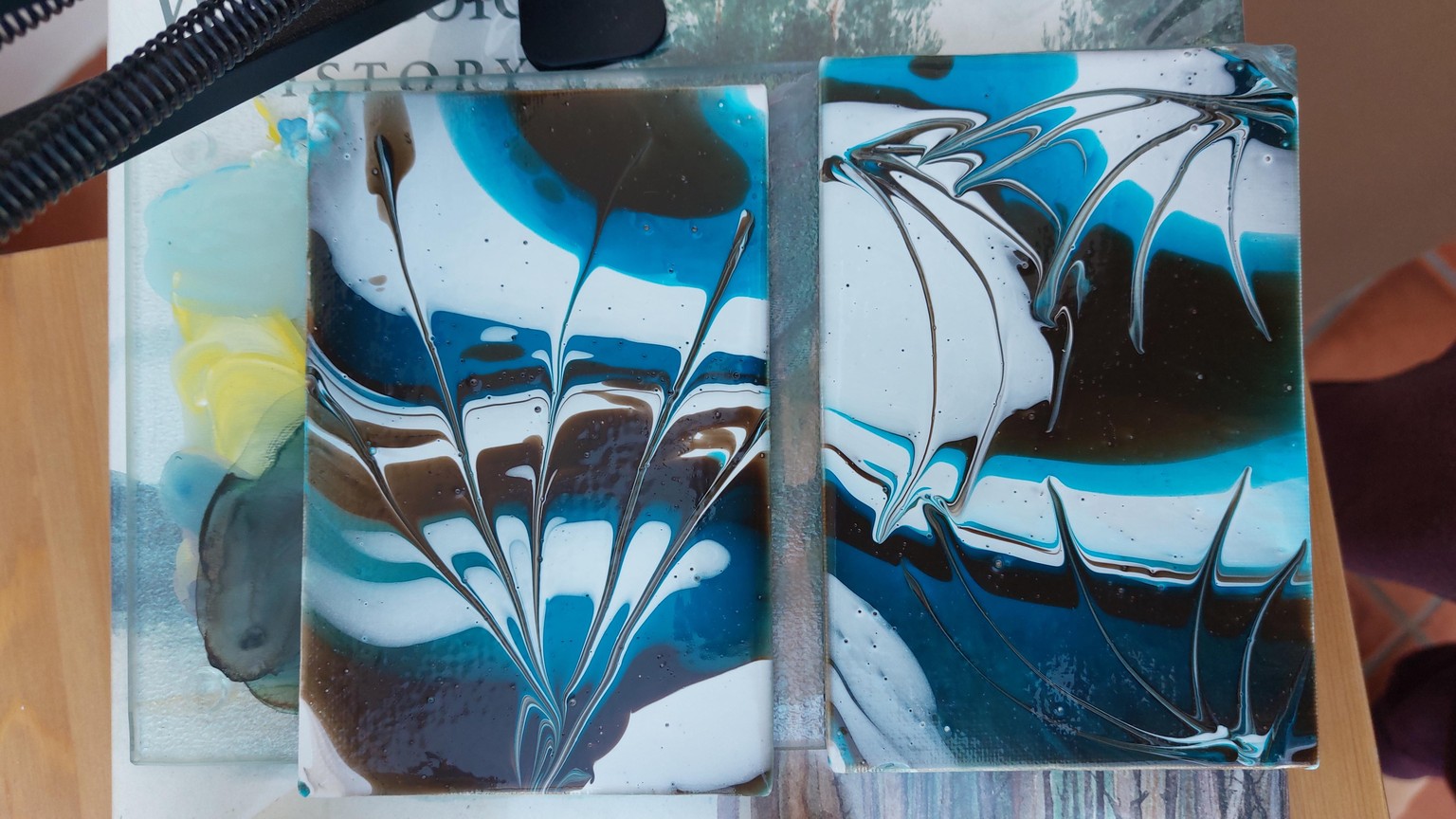 First try at fluid painting - image 2 - student project
