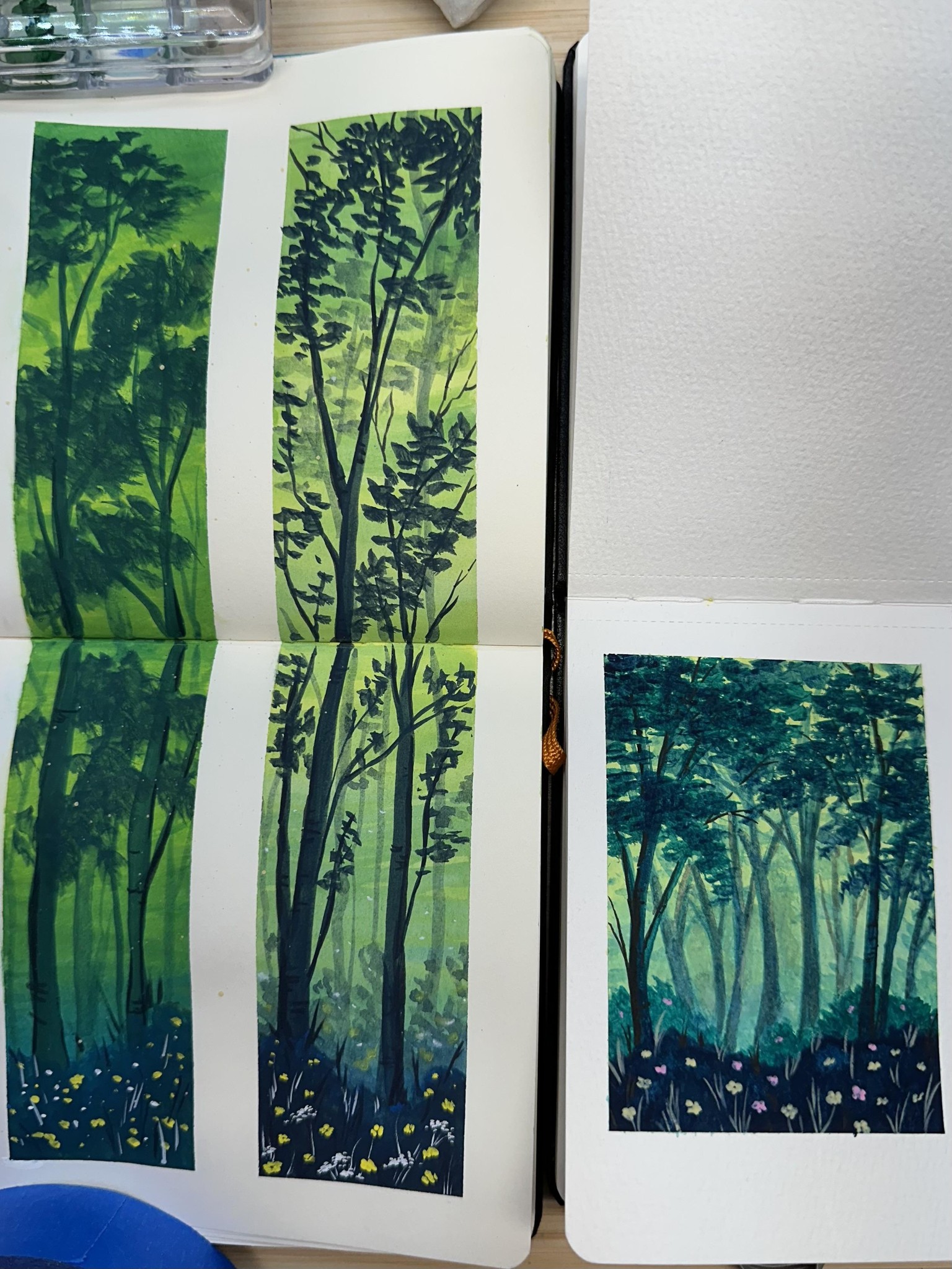 Gouache Landscapes - image 3 - student project