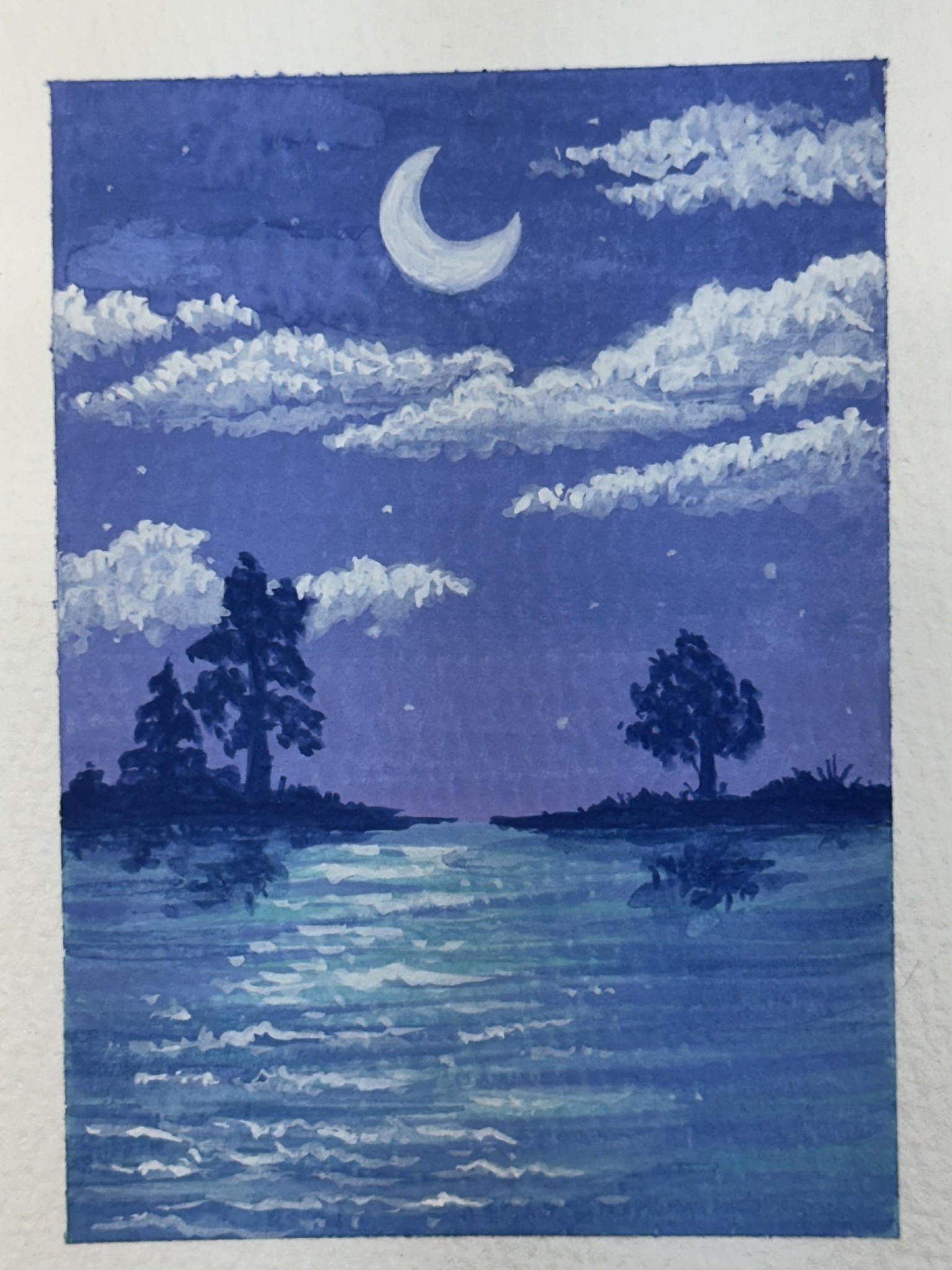 Gouache Landscapes - image 7 - student project
