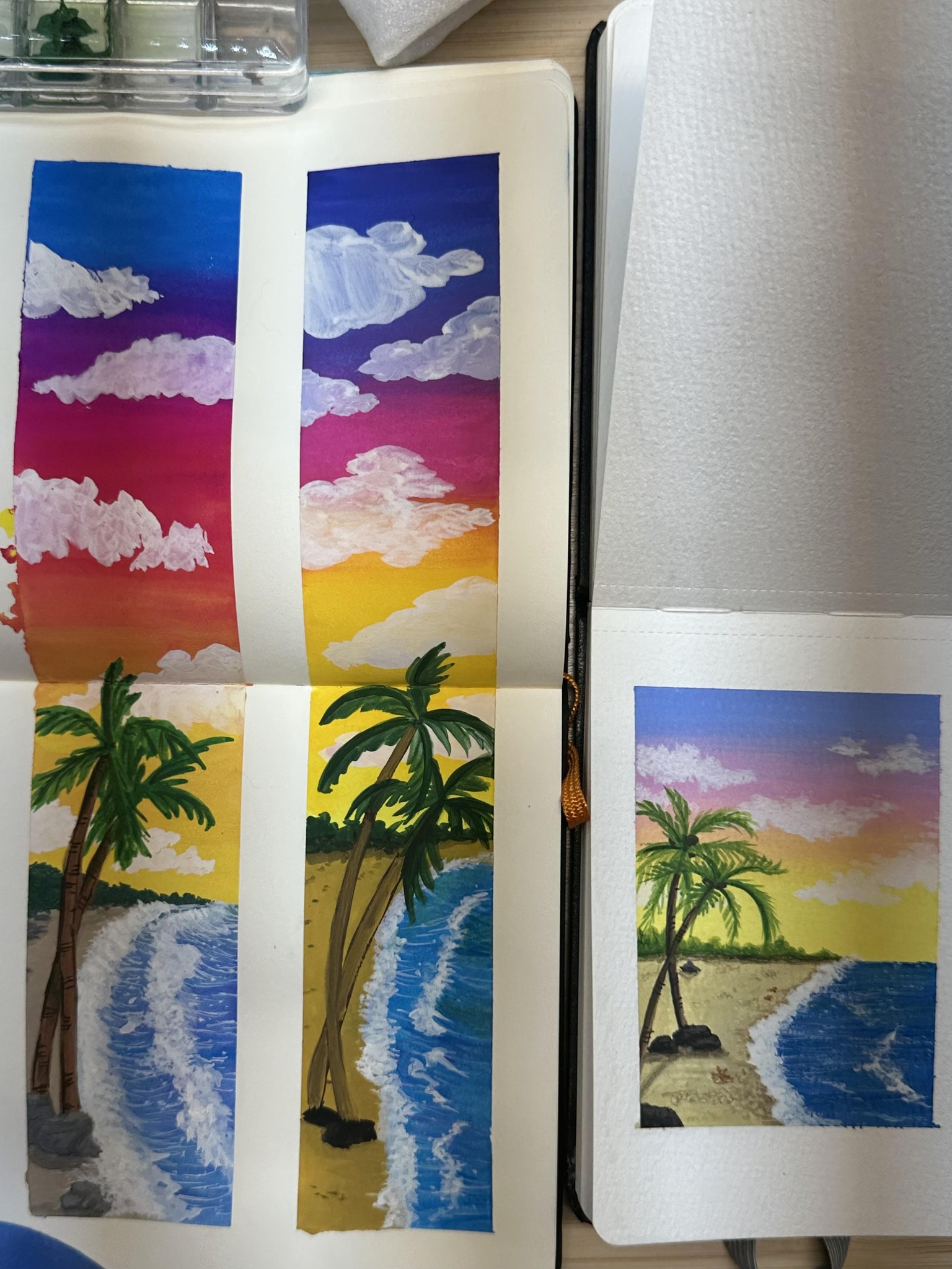 Gouache Landscapes - image 8 - student project