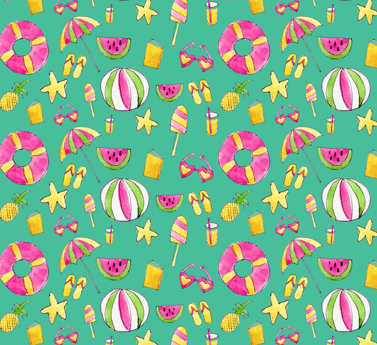 Summer Pattern - image 3 - student project