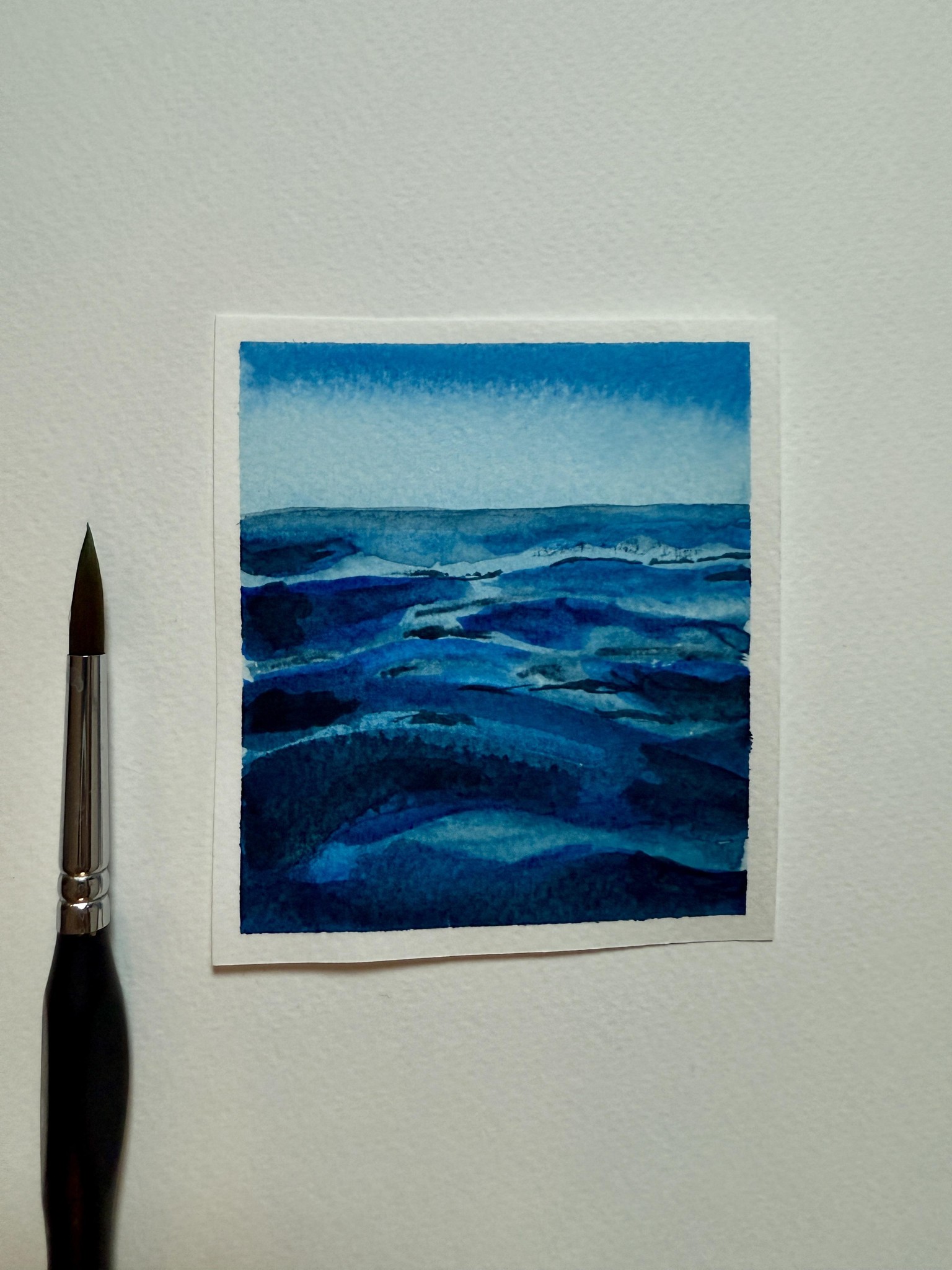 Watercolor waves - image 1 - student project