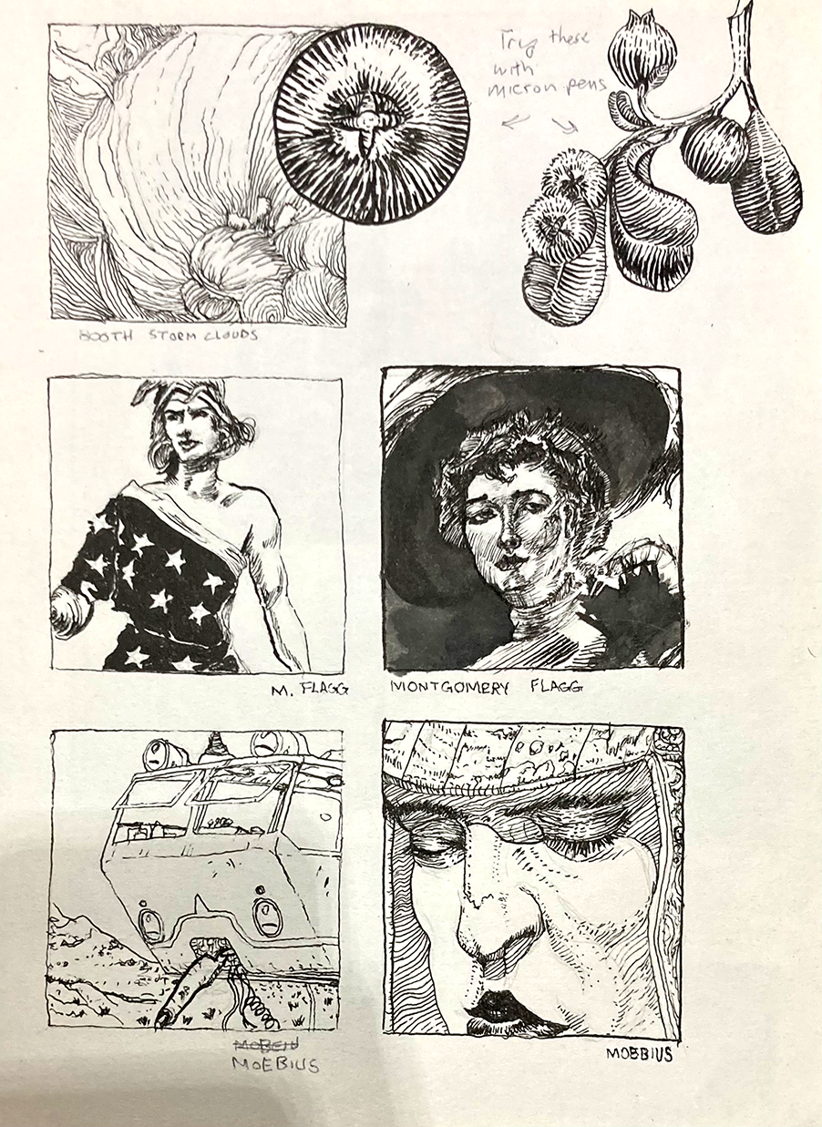 Pen and Ink Studies - image 6 - student project