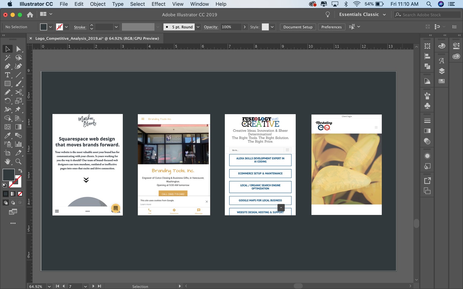 Web/ Brand Agency - image 11 - student project