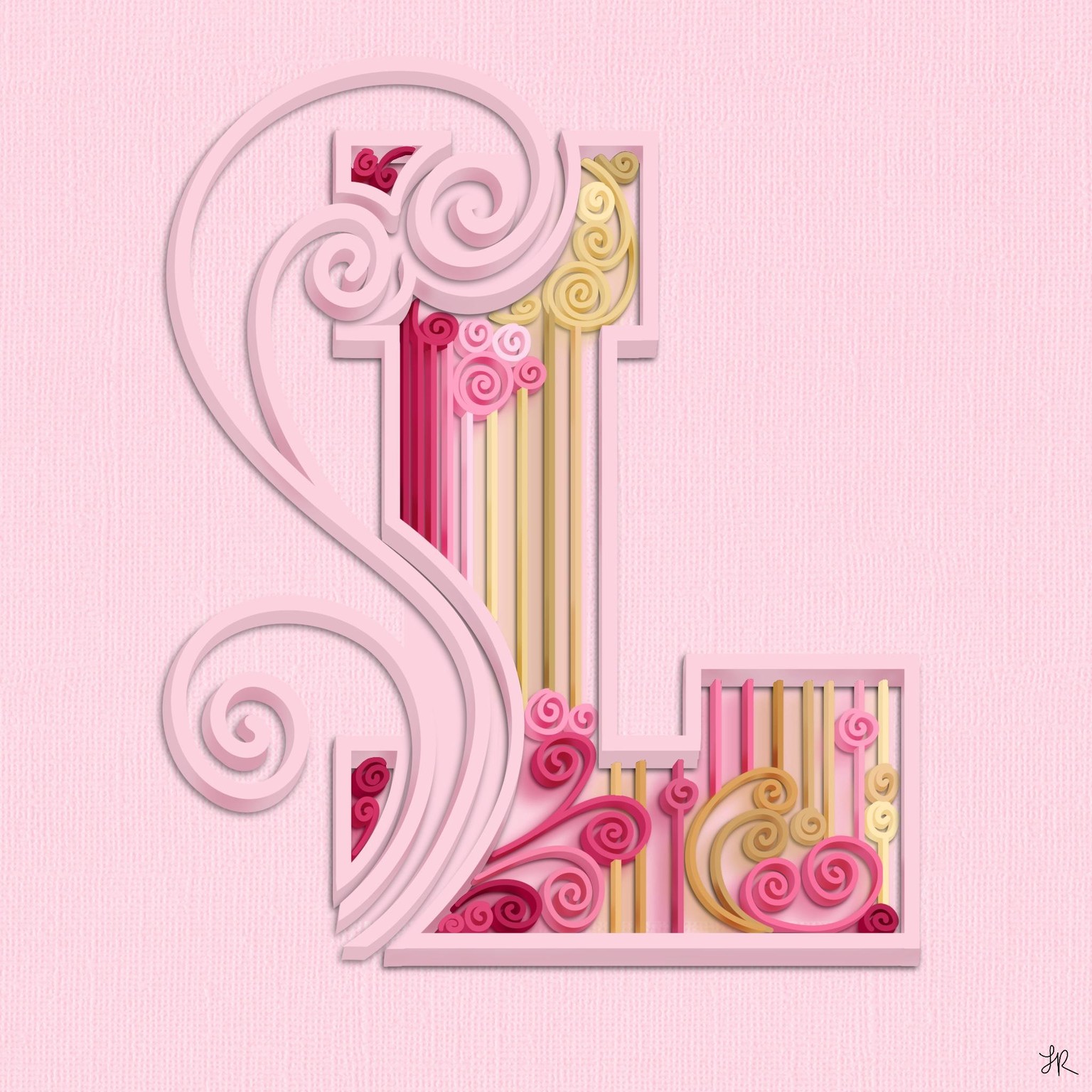 Digital Quilling ideas - image 3 - student project