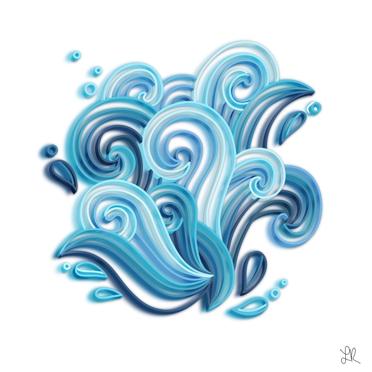 Digital Quilling ideas - image 4 - student project