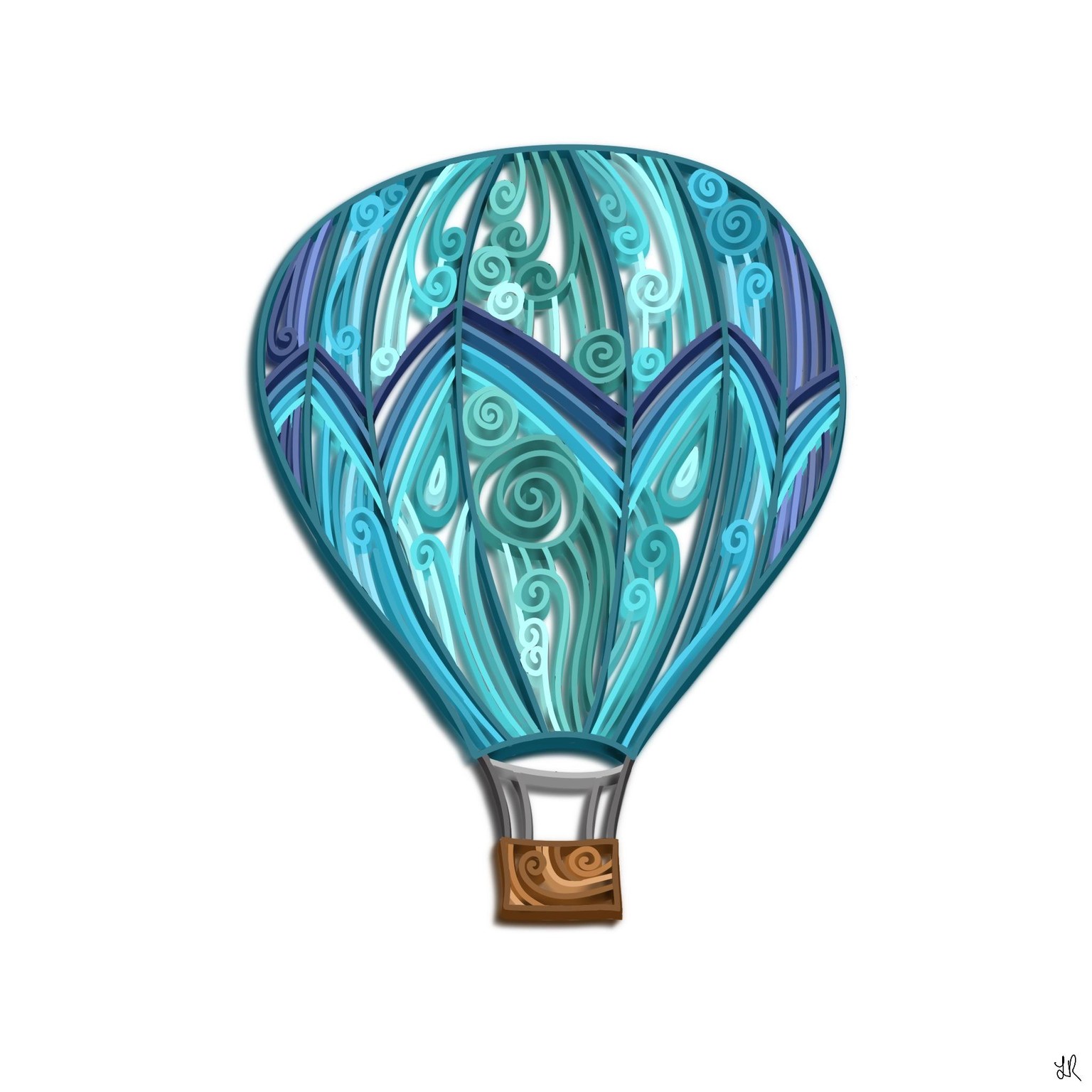 Digital Quilling ideas - image 2 - student project