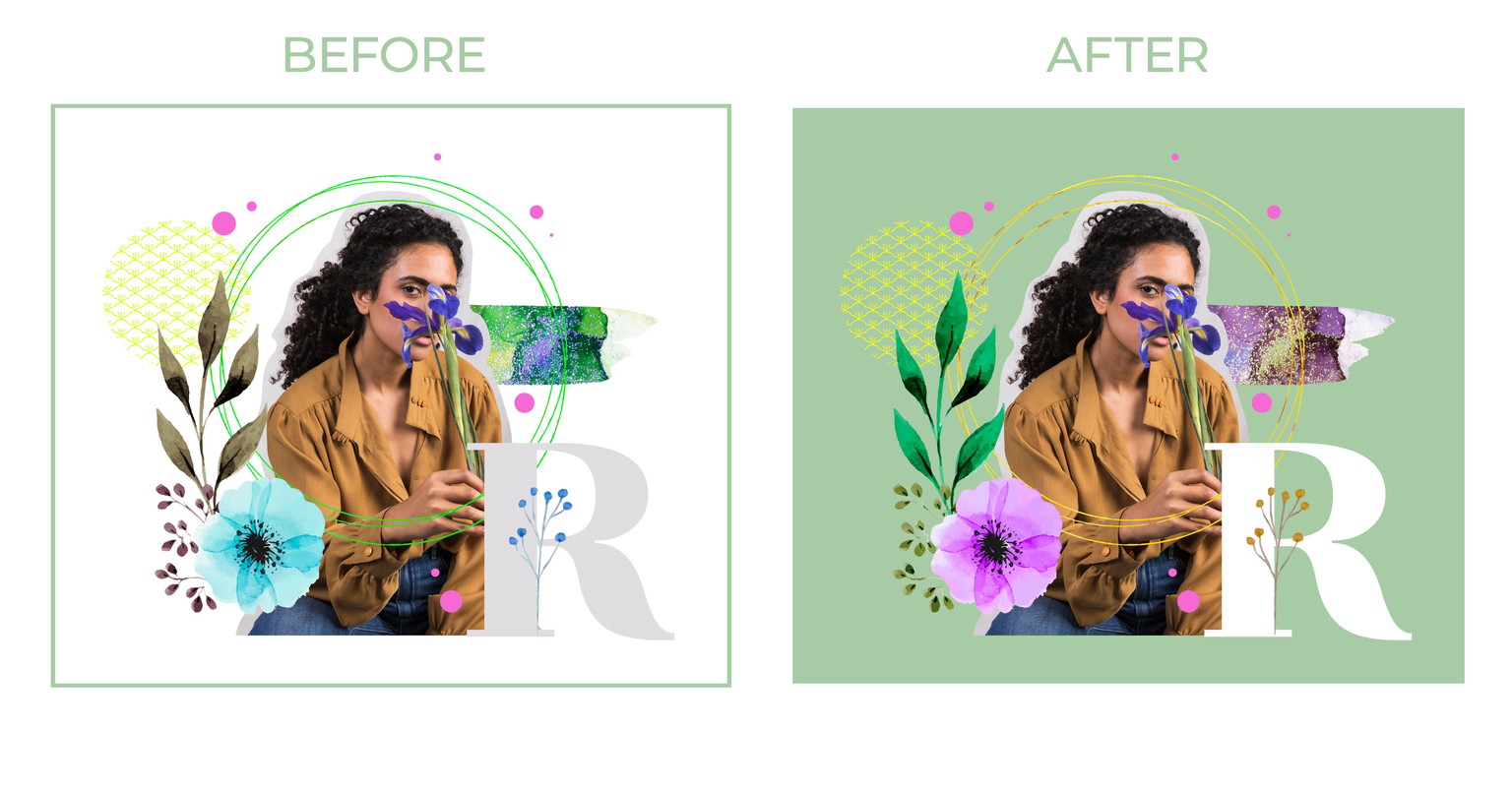 Color & Contrast Pactice - image 1 - student project
